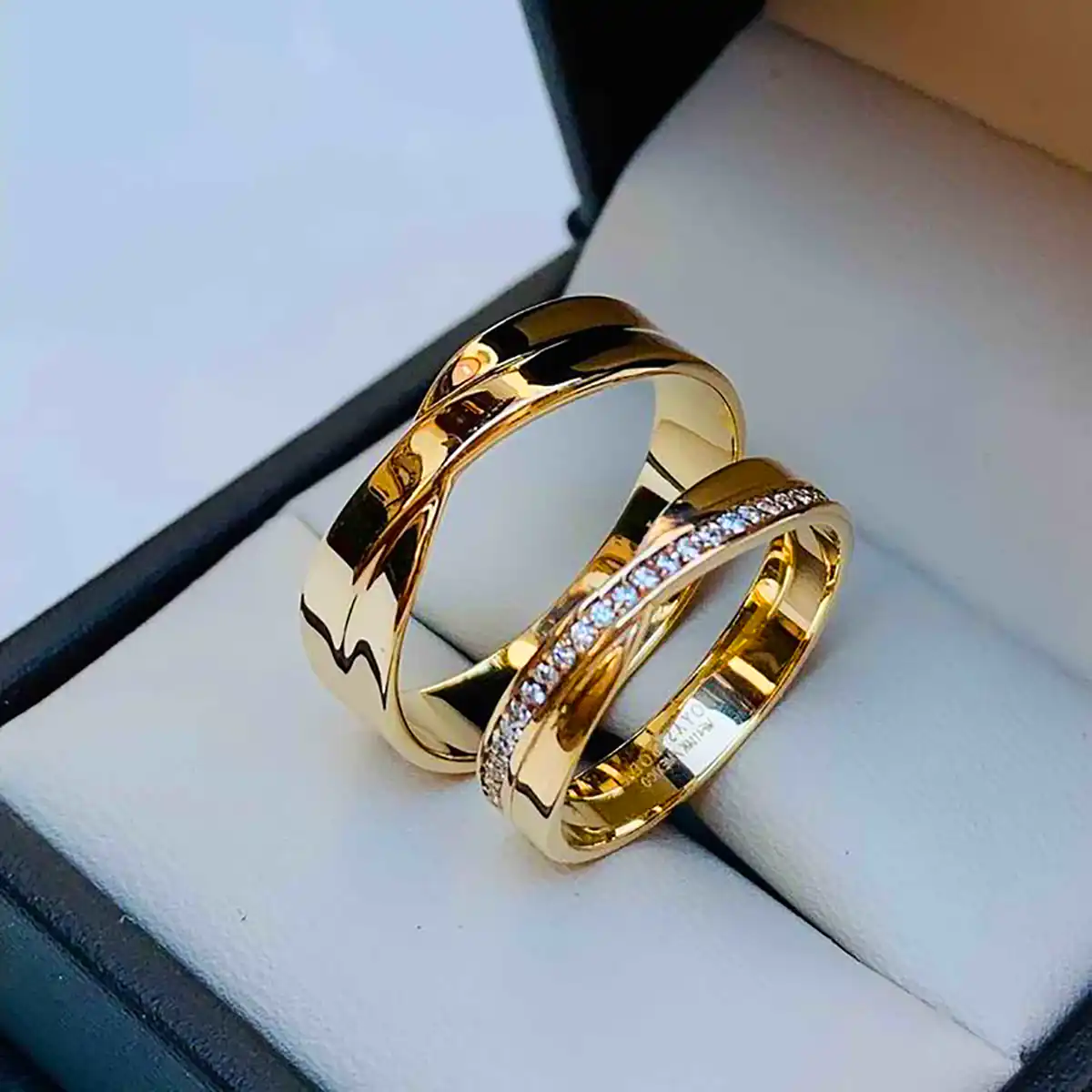 ست حلقه طلا ترند