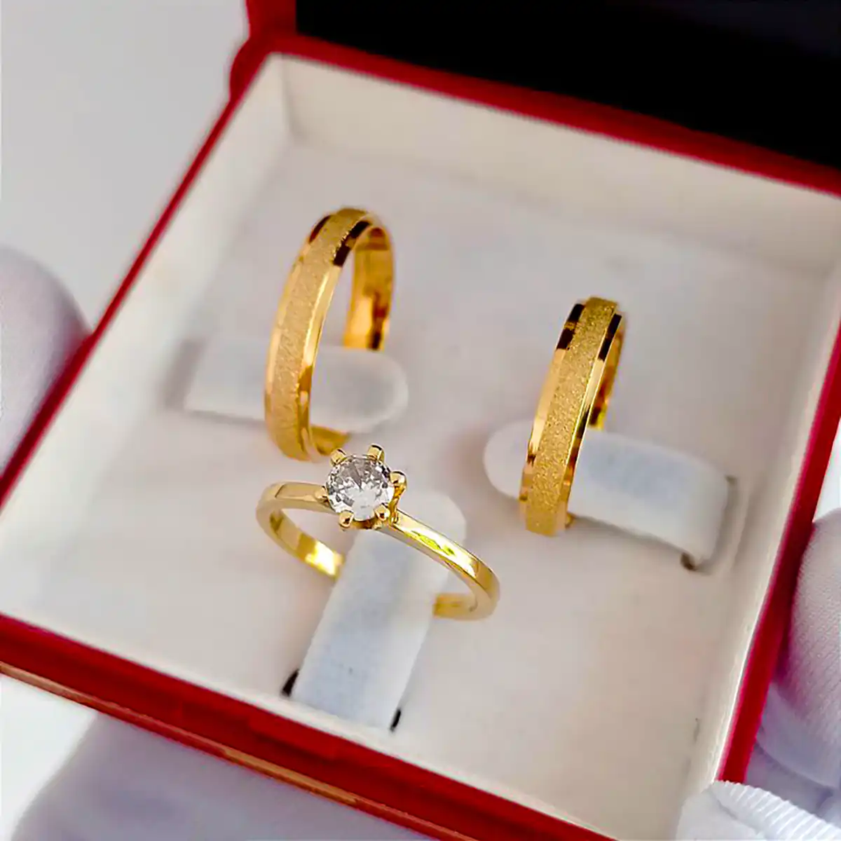 ست حلقه طلا ترند