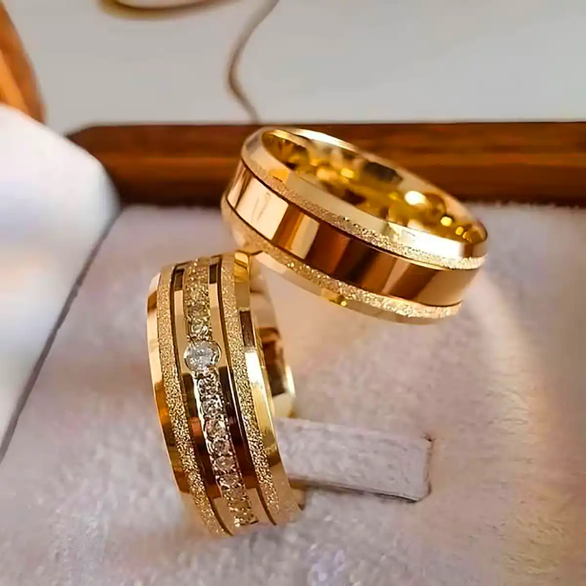 ست حلقه طلا ترند