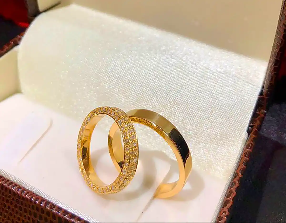 ست حلقه طلا ترند