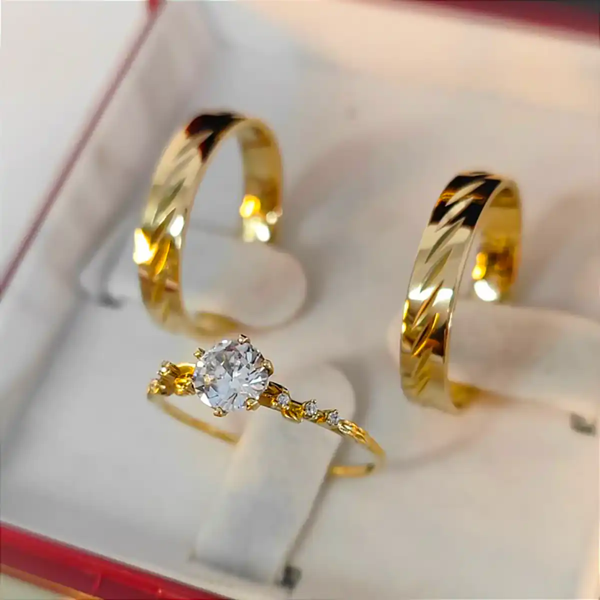 ست حلقه طلا ترند