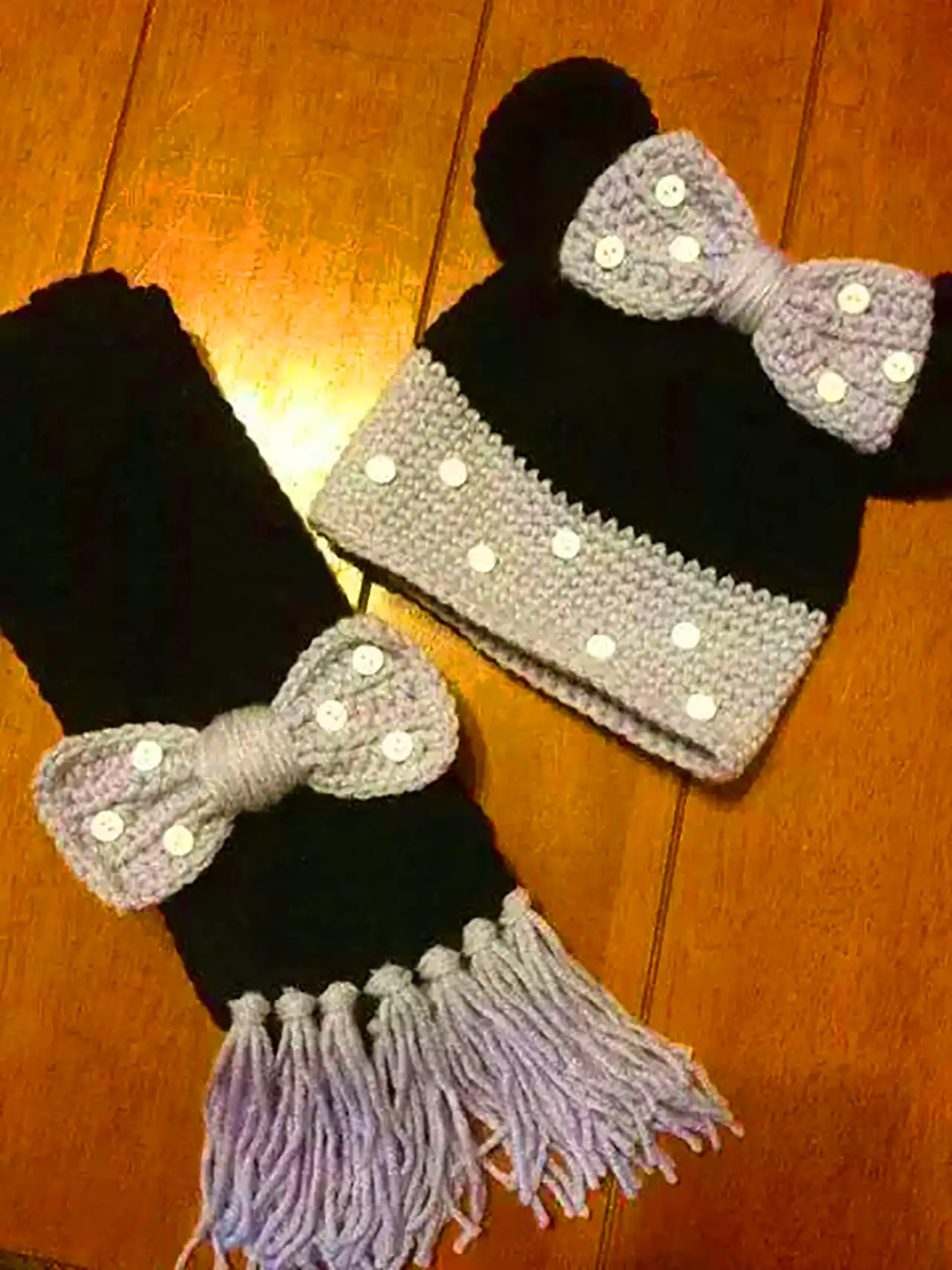 شال و کلاه برای دختر بچه ها