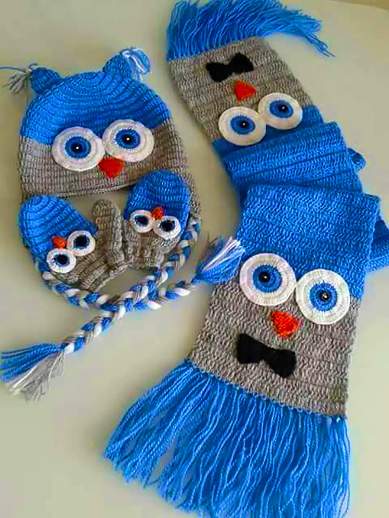 شال و کلاه برای دختر بچه ها