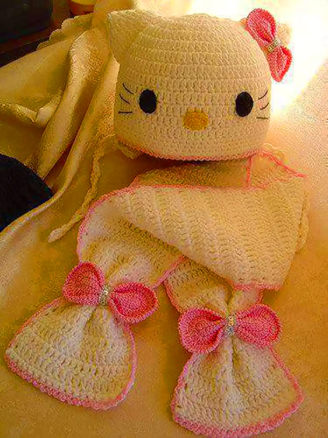 شال و کلاه برای دختر بچه ها