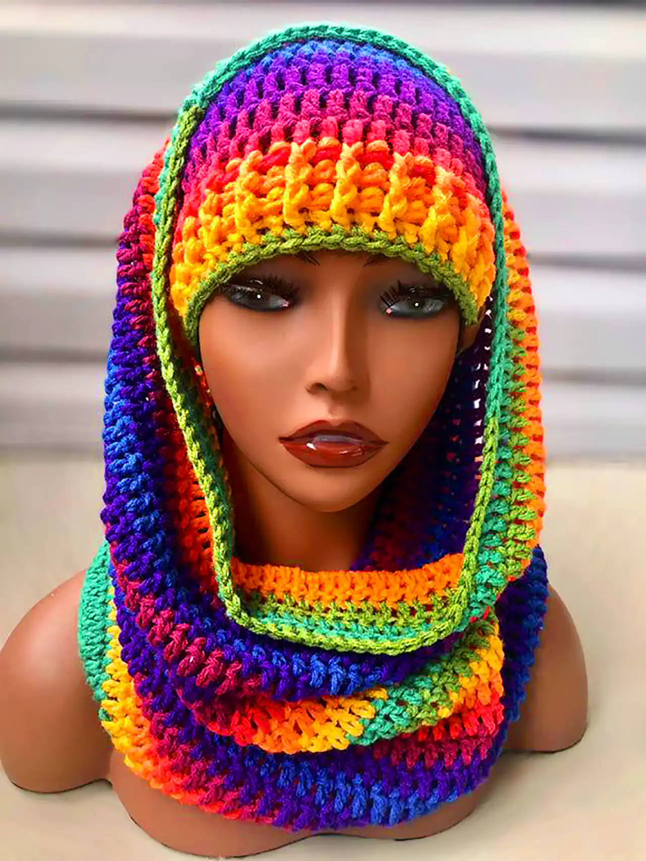 شال و کلاه برای دختر بچه ها