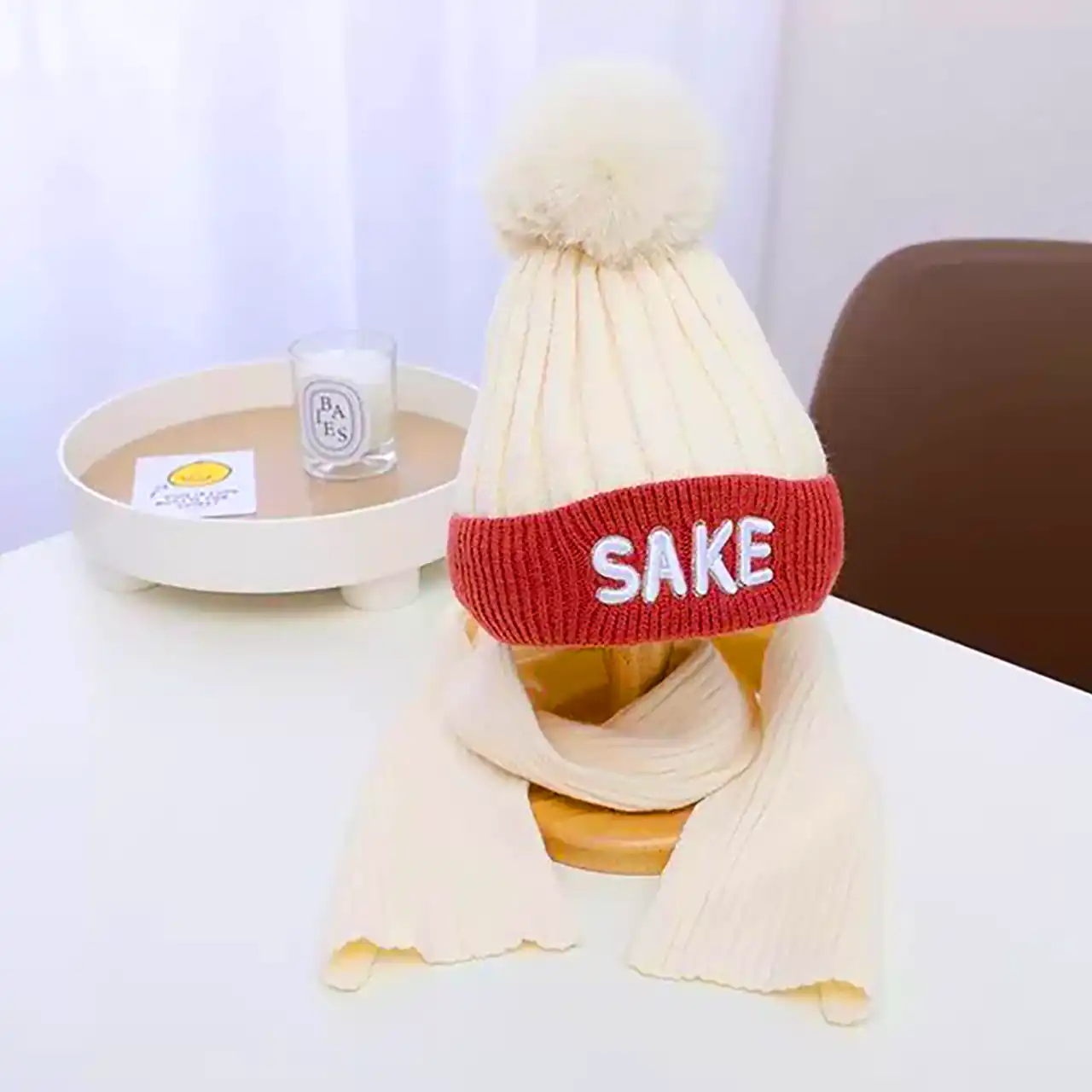 شال و کلاه شیک بافتنی