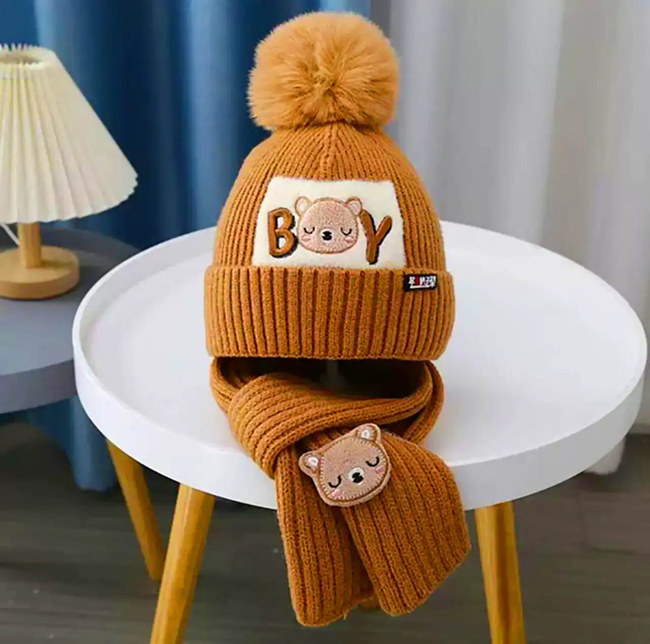 شال و کلاه شیک بافتنی