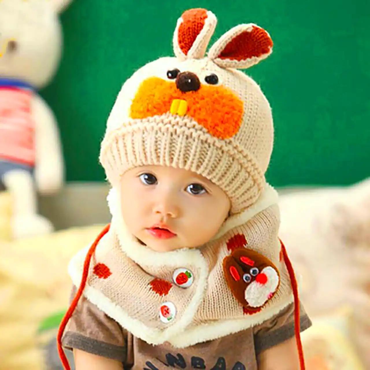 شال و کلاه شیک بافتنی