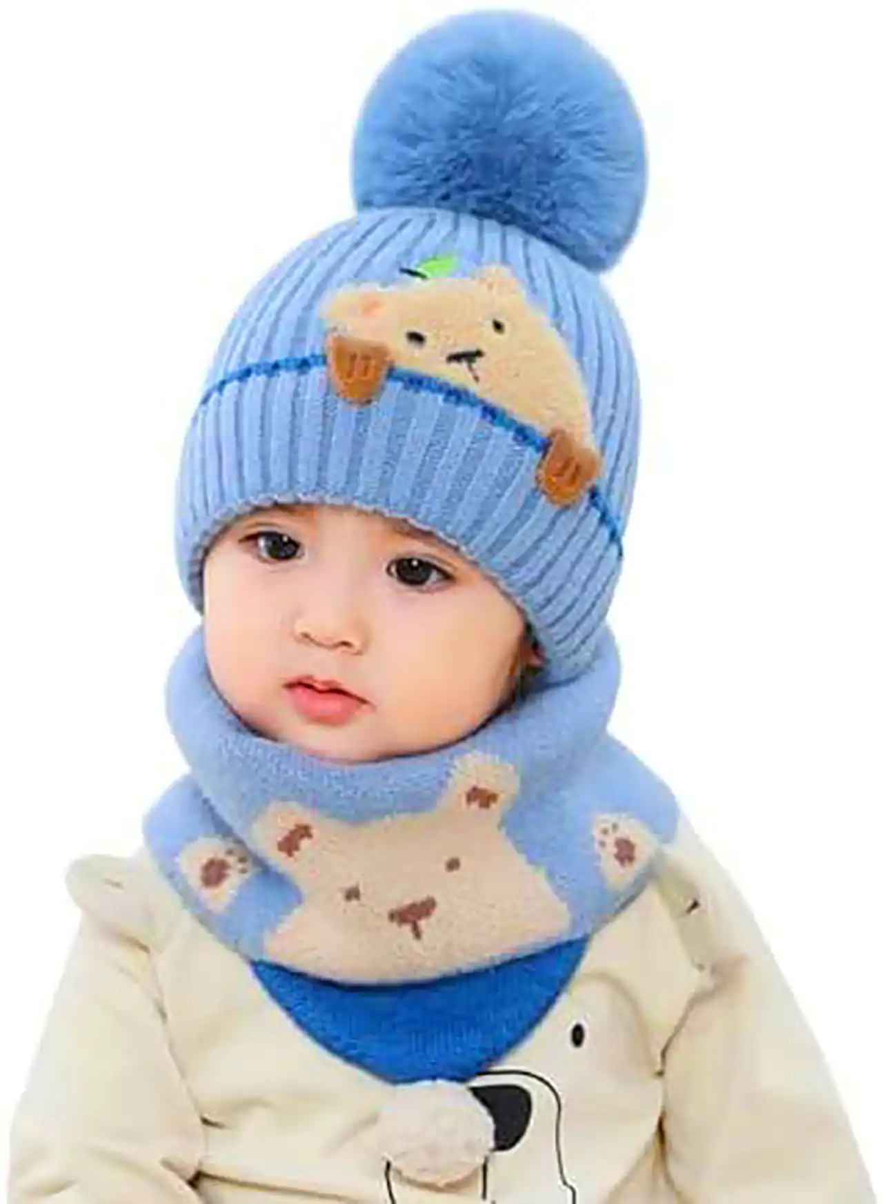 شال و کلاه شیک بافتنی