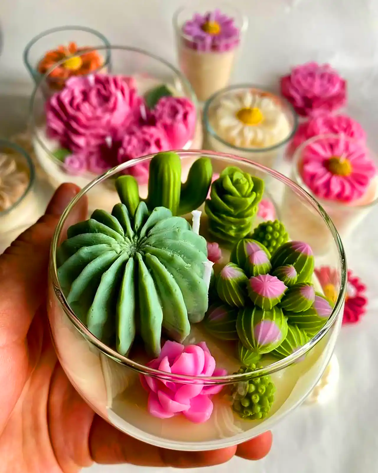 شمع دستساز خاص تزئینی