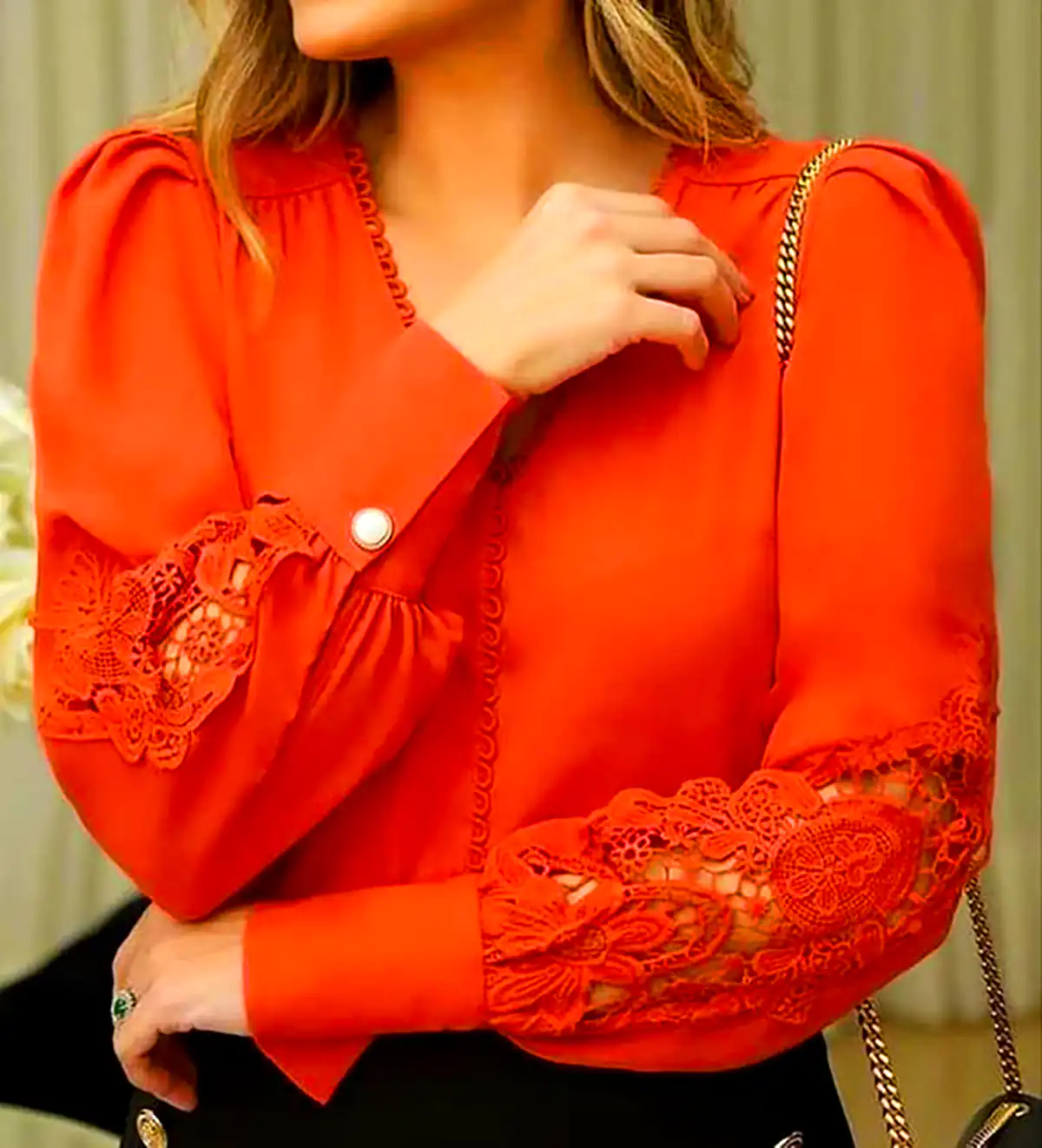 شومیز شیک نارنجی