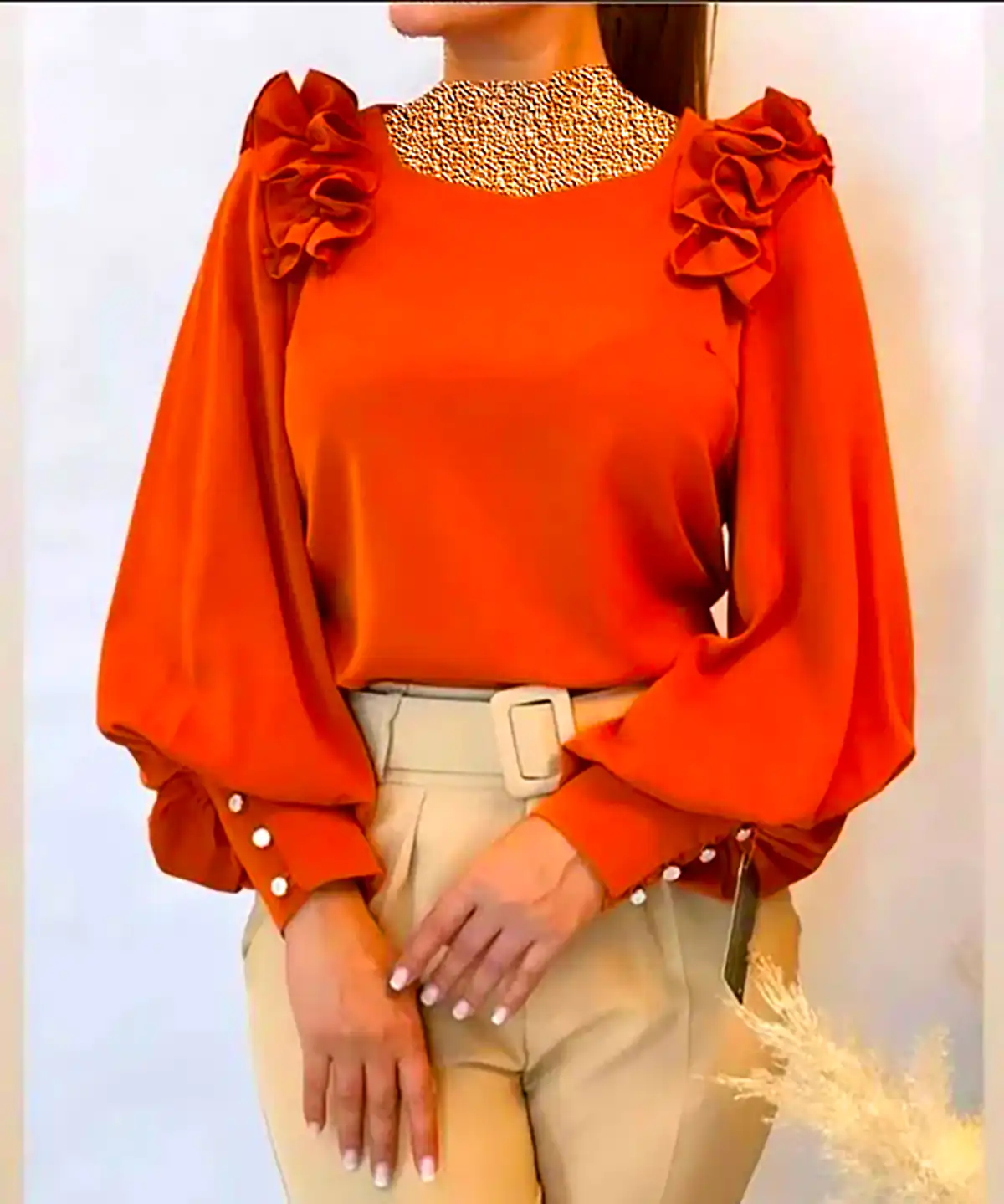 شومیز شیک نارنجی