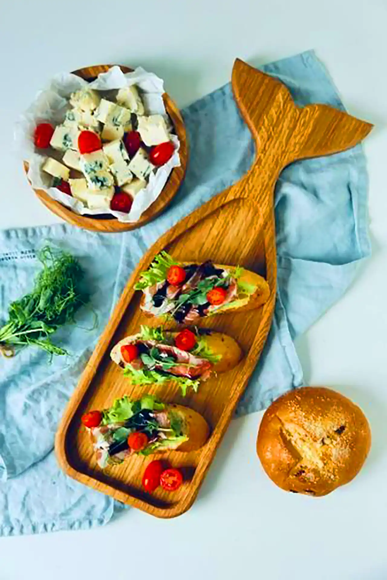 سینی مدرن چوبی