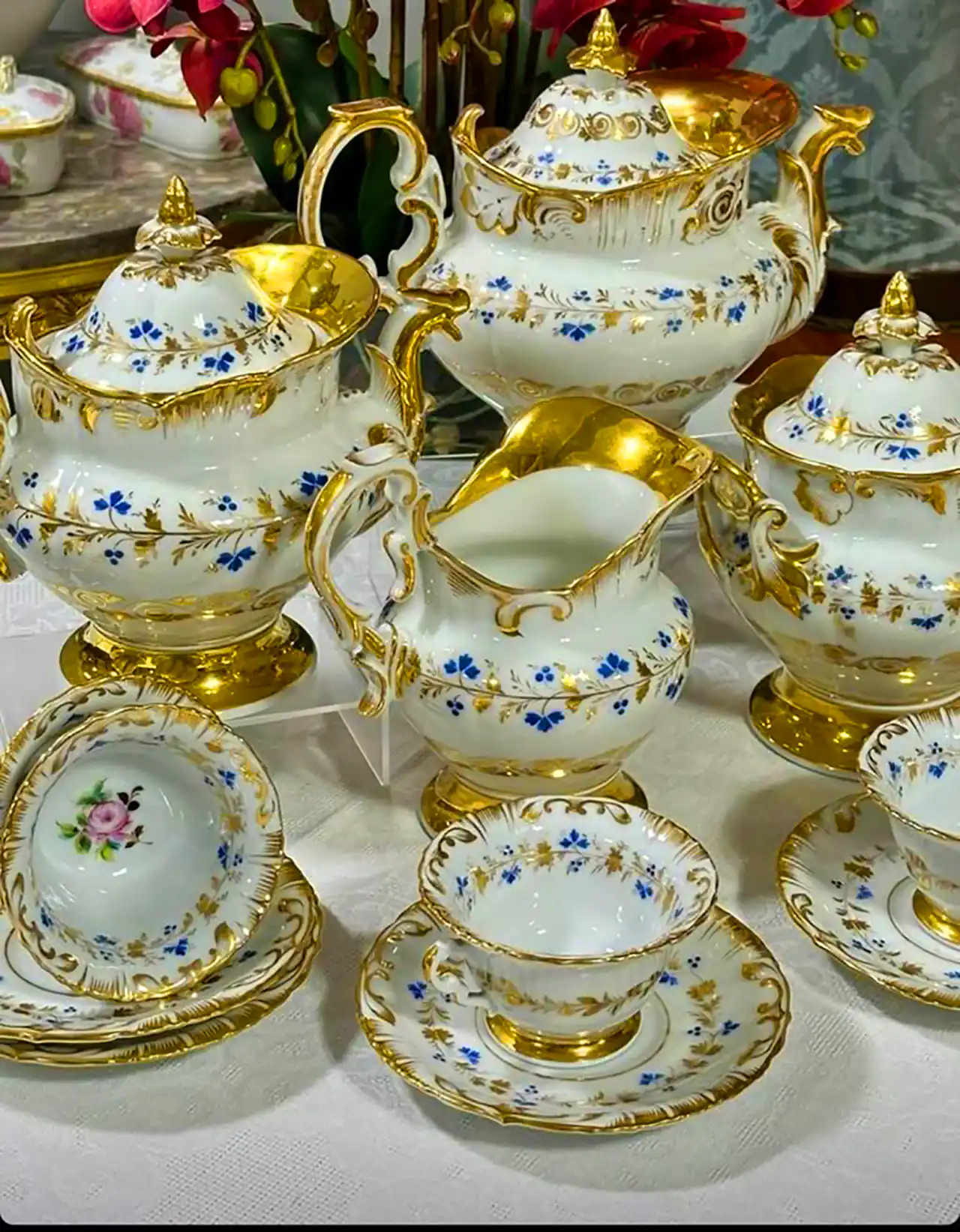 سرویس چای خوری آنتیک چینی