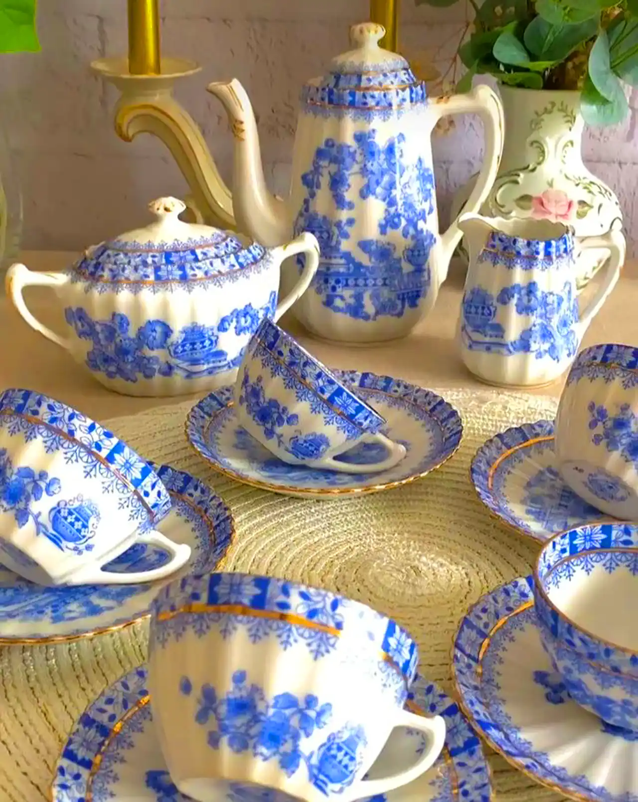 سرویس چای خوری آنتیک چینی