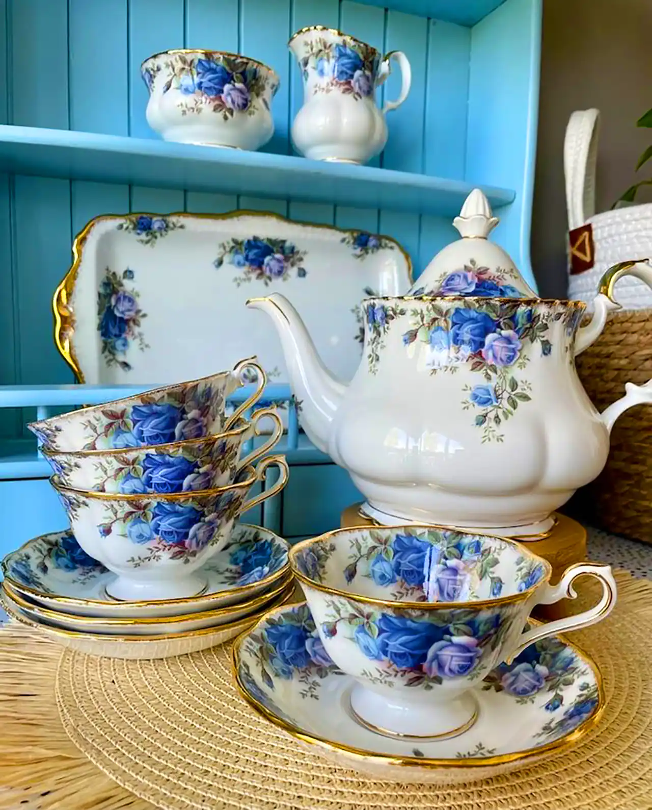 سرویس چای خوری آنتیک چینی