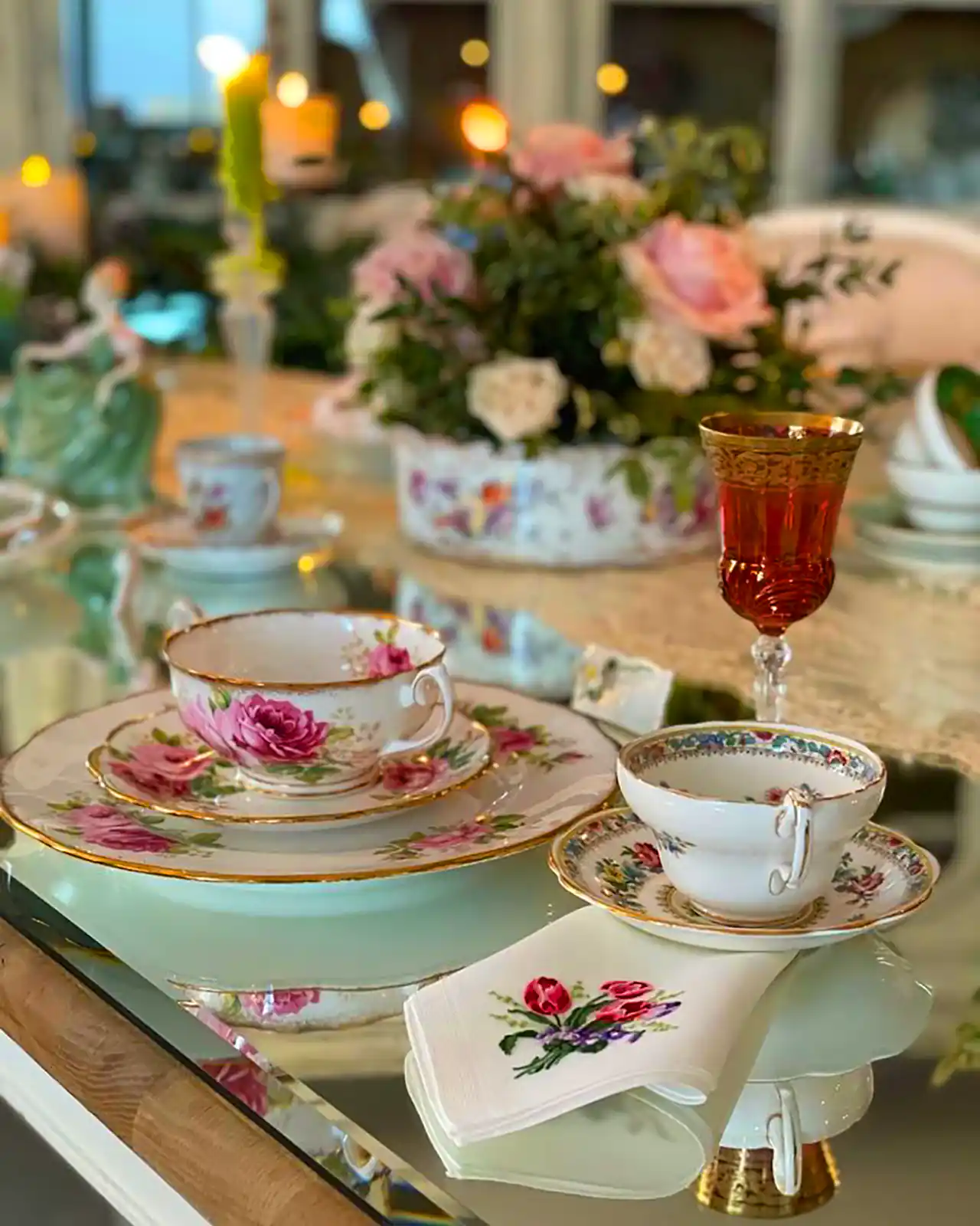 سرویس چای خوری آنتیک چینی