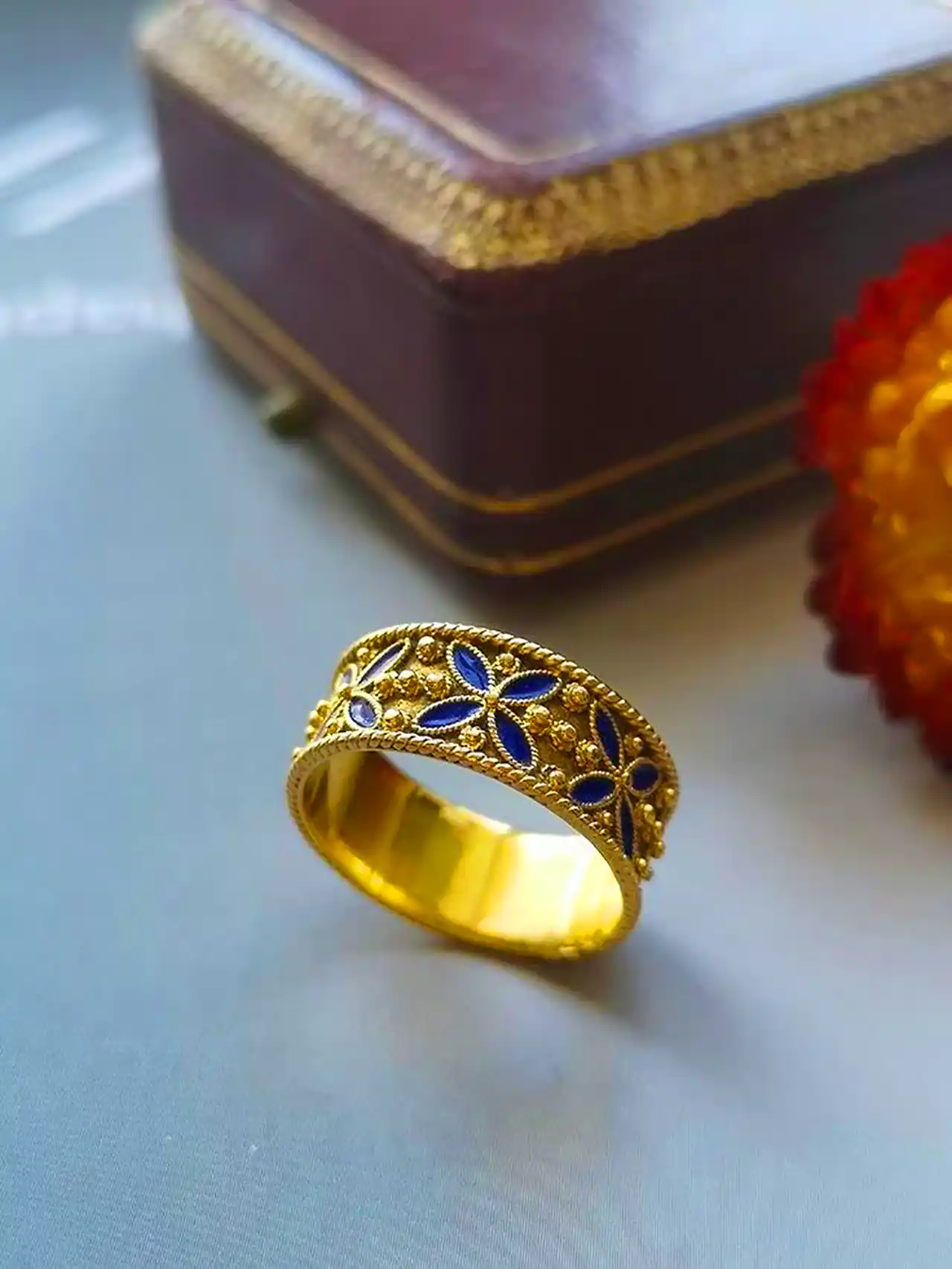 ست انگشتر جواهر نشان 