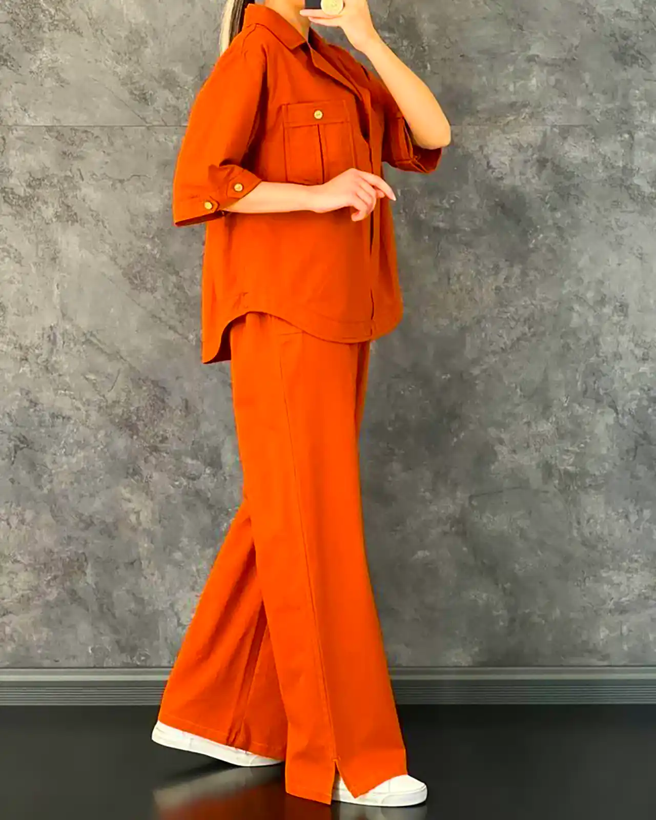 ست بلوز و شلوار نخ پنیه