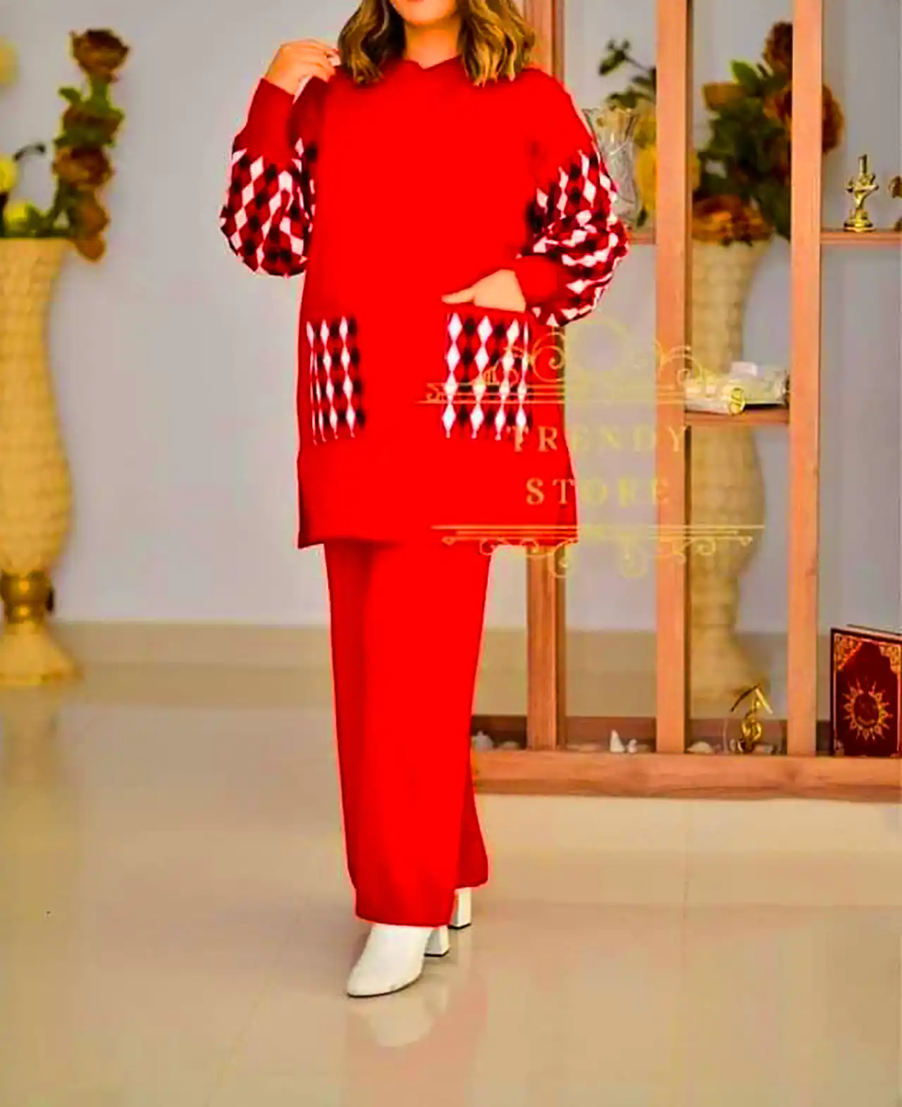 ست بلوز و شلوار نخ پنیه