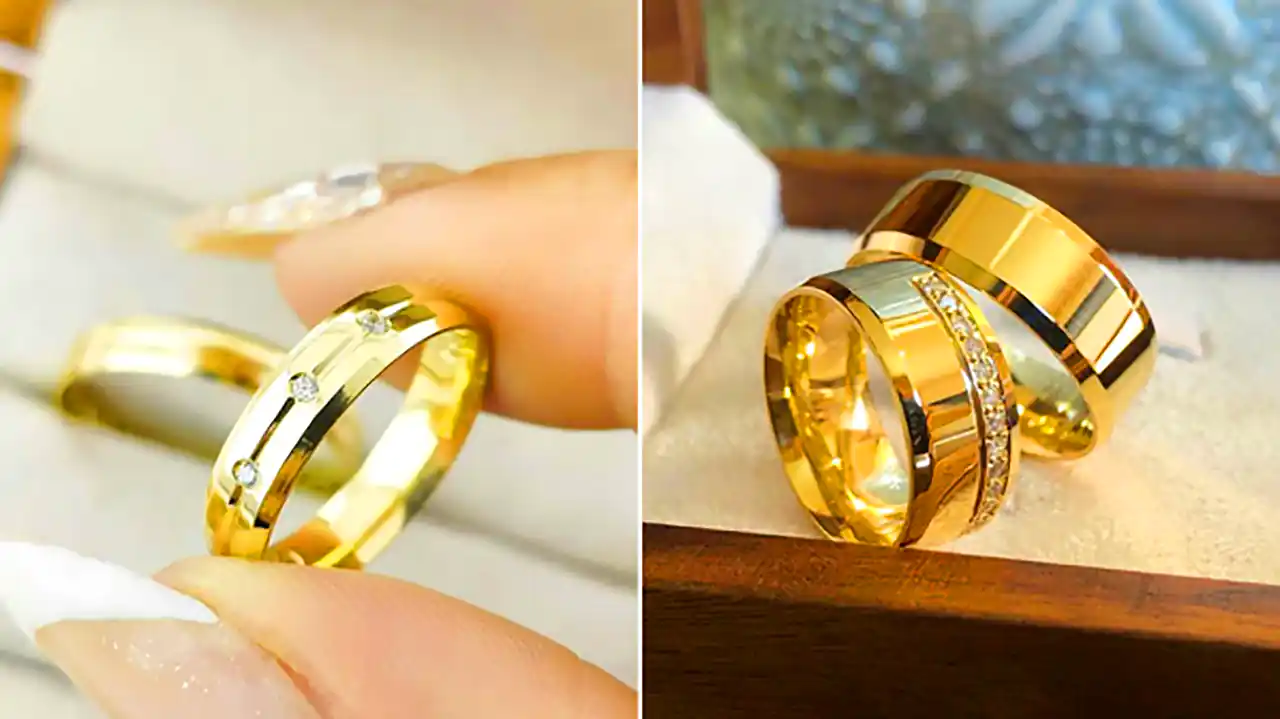 ست حلقه عروس و داماد