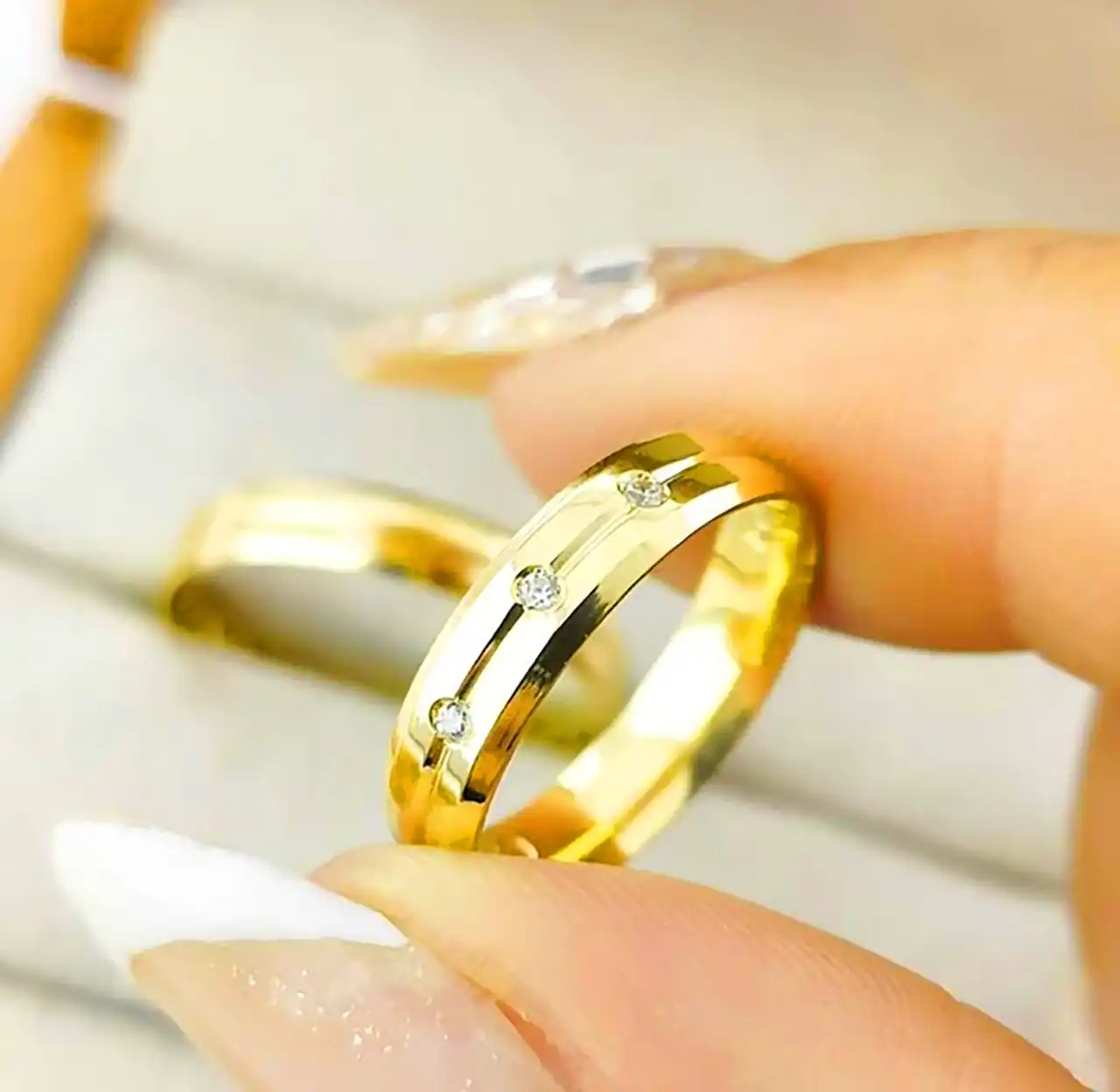 ست حلقه عروس و داماد