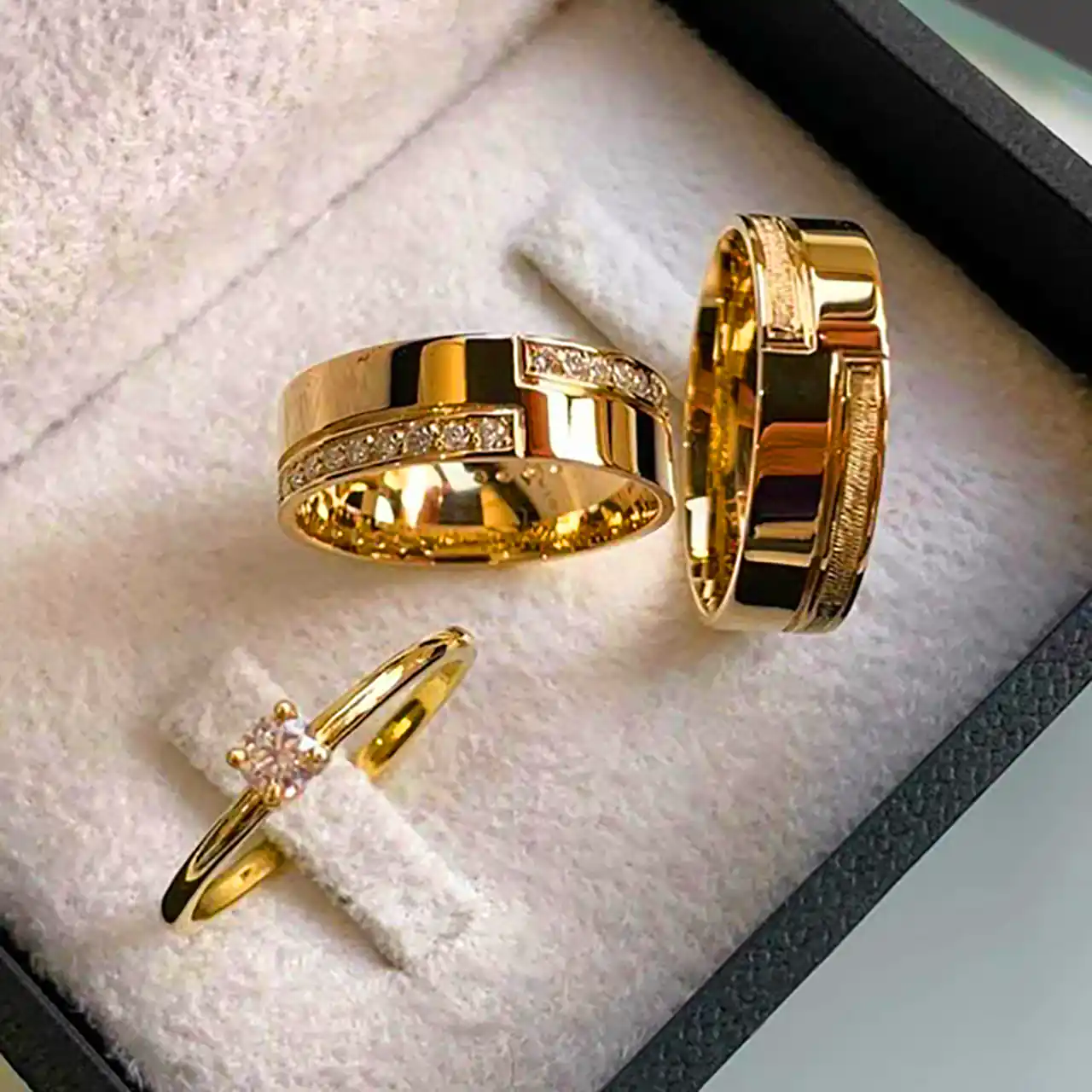 ست حلقه عروس و داماد