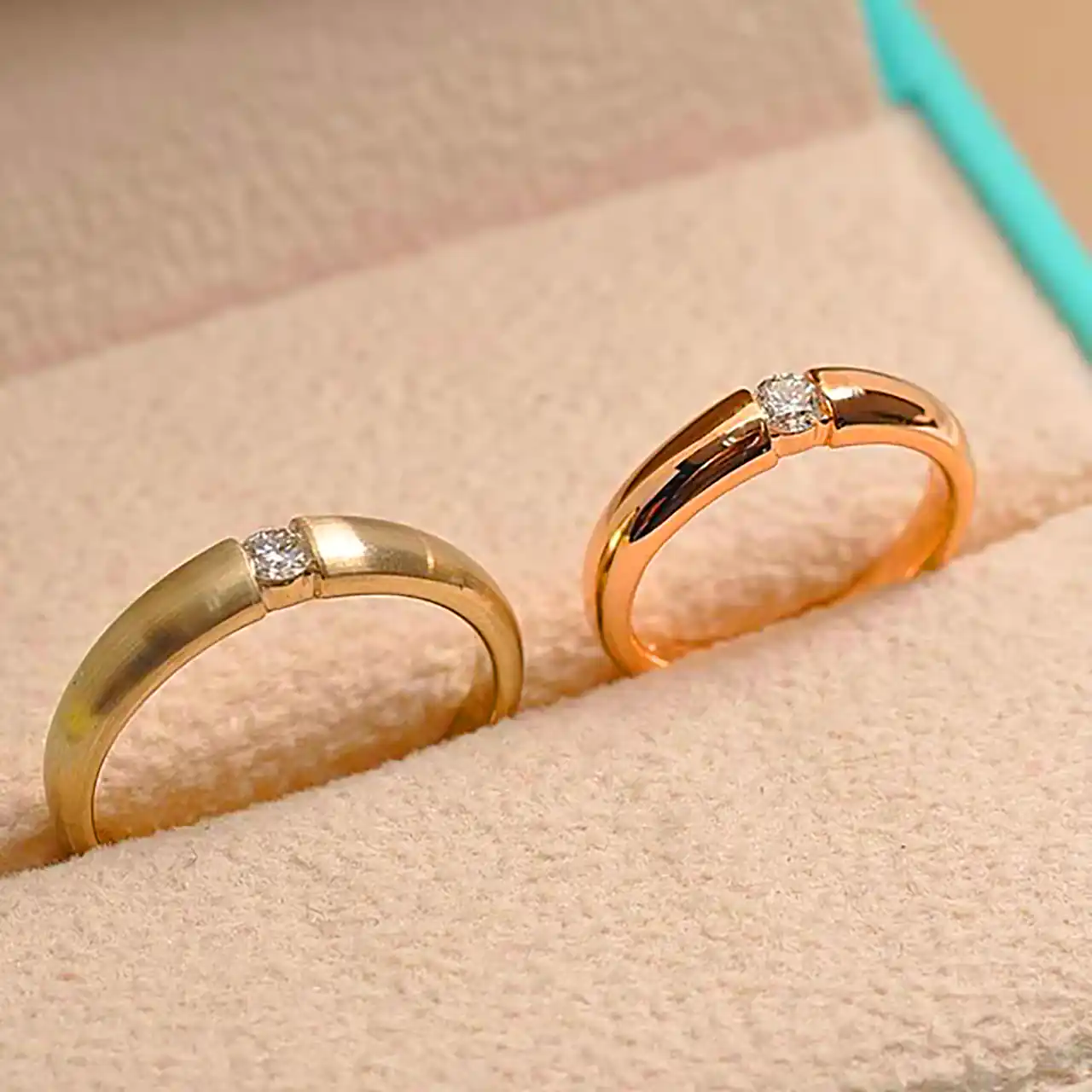 ست حلقه عروس و داماد