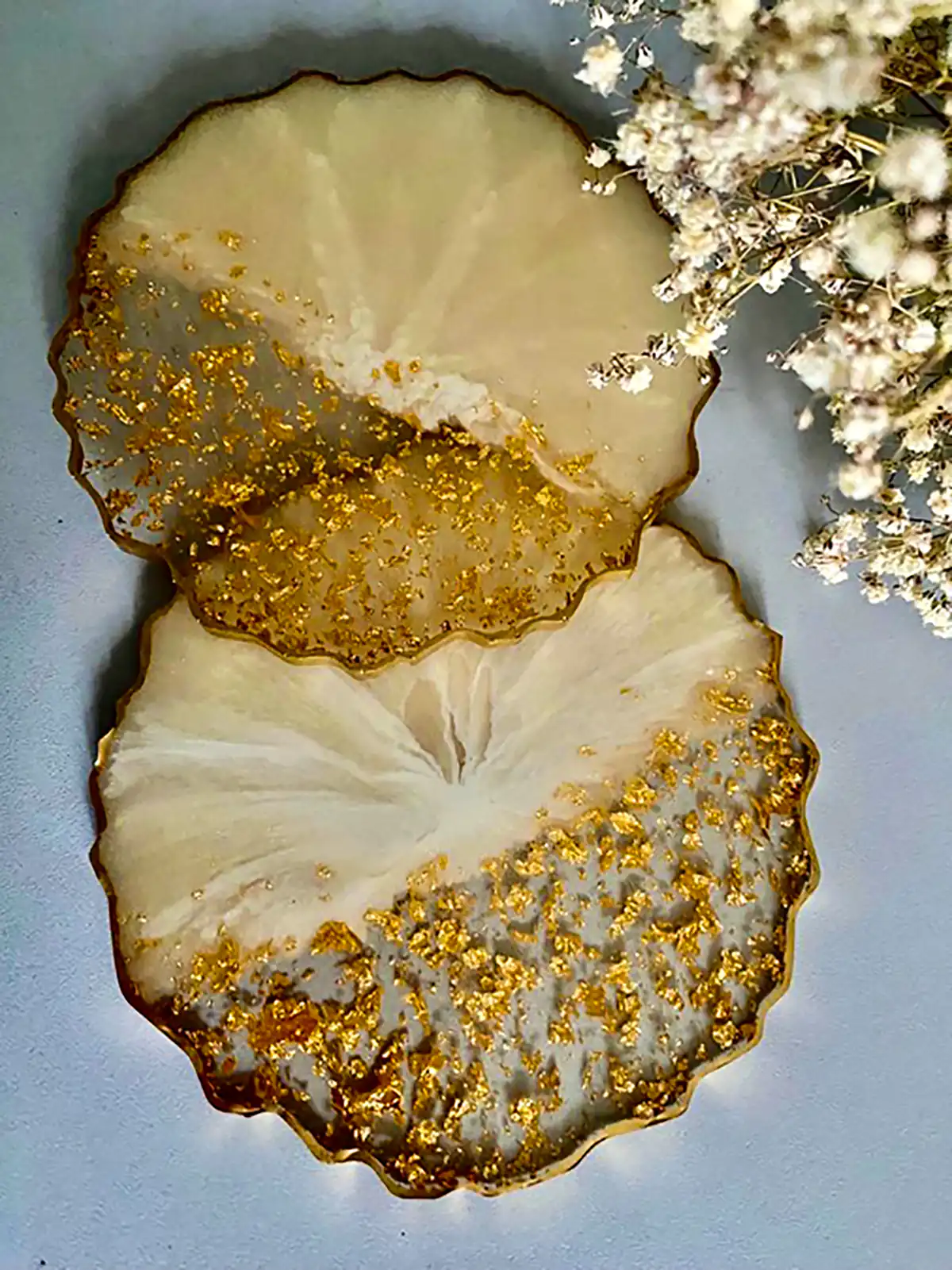 ست ظروف دستساز رزینی