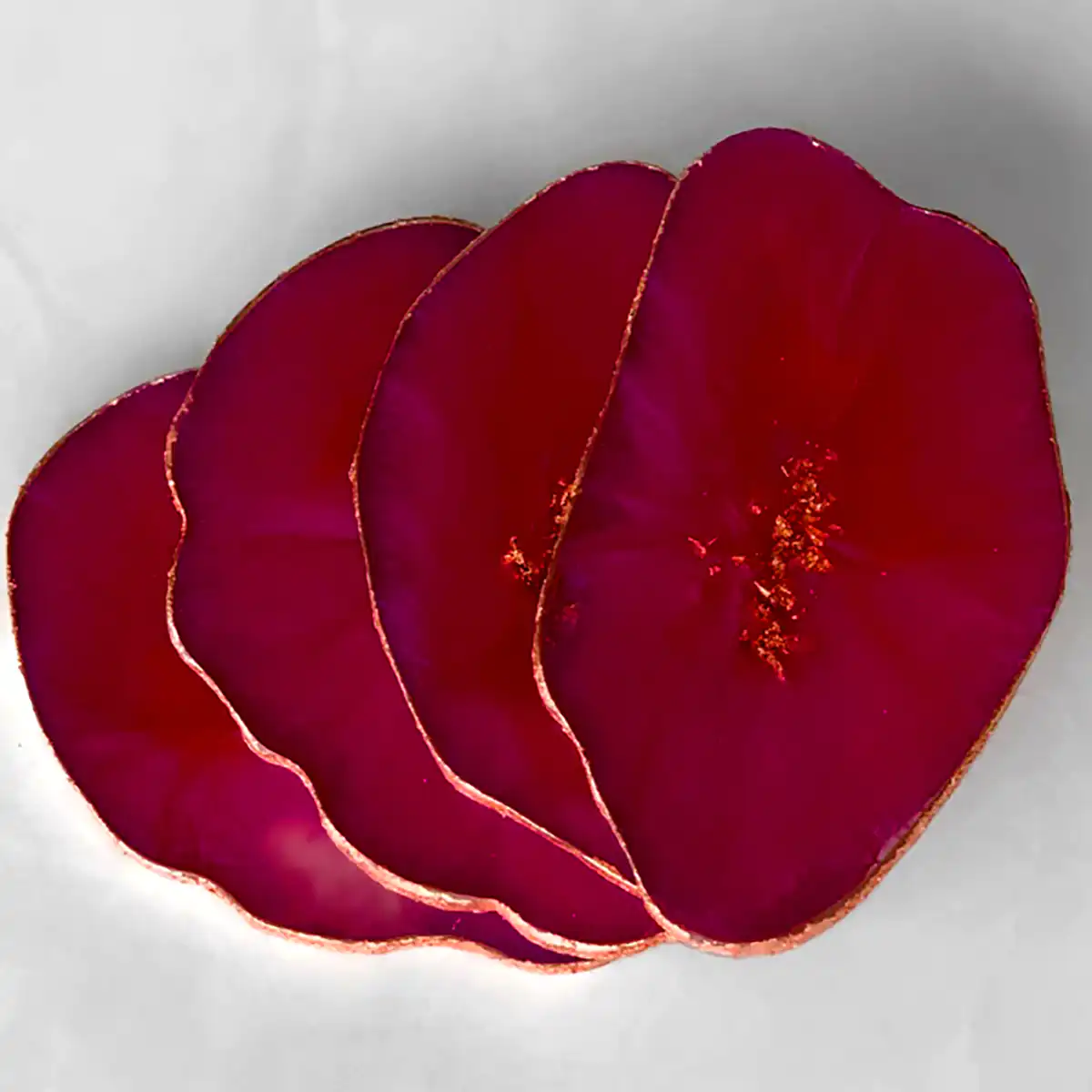ست ظروف دستساز رزینی