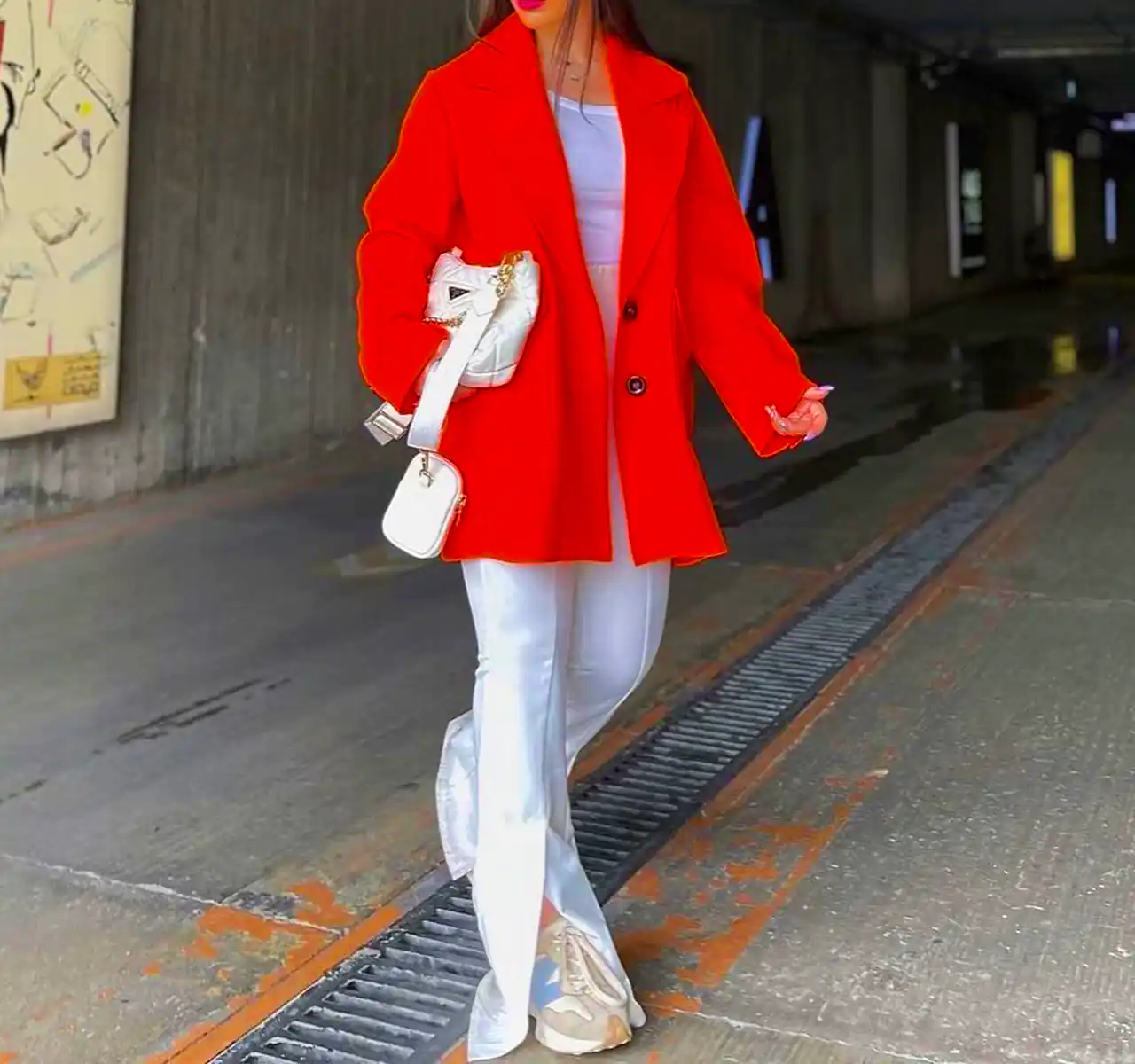 استایل زنانه شیک نارنجی 