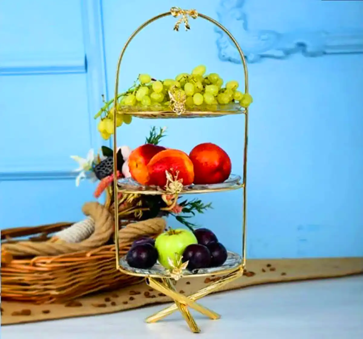 استند میوه فلزی شیک