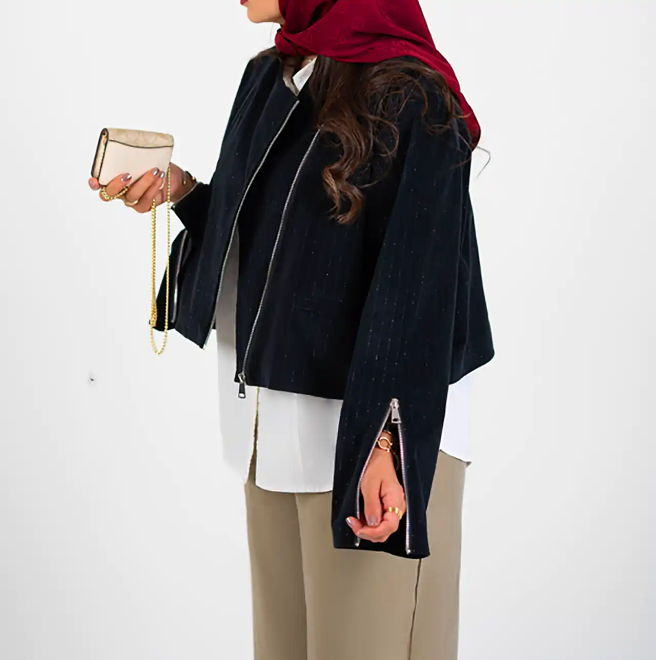 استایل روزمره شیک با مانتو 