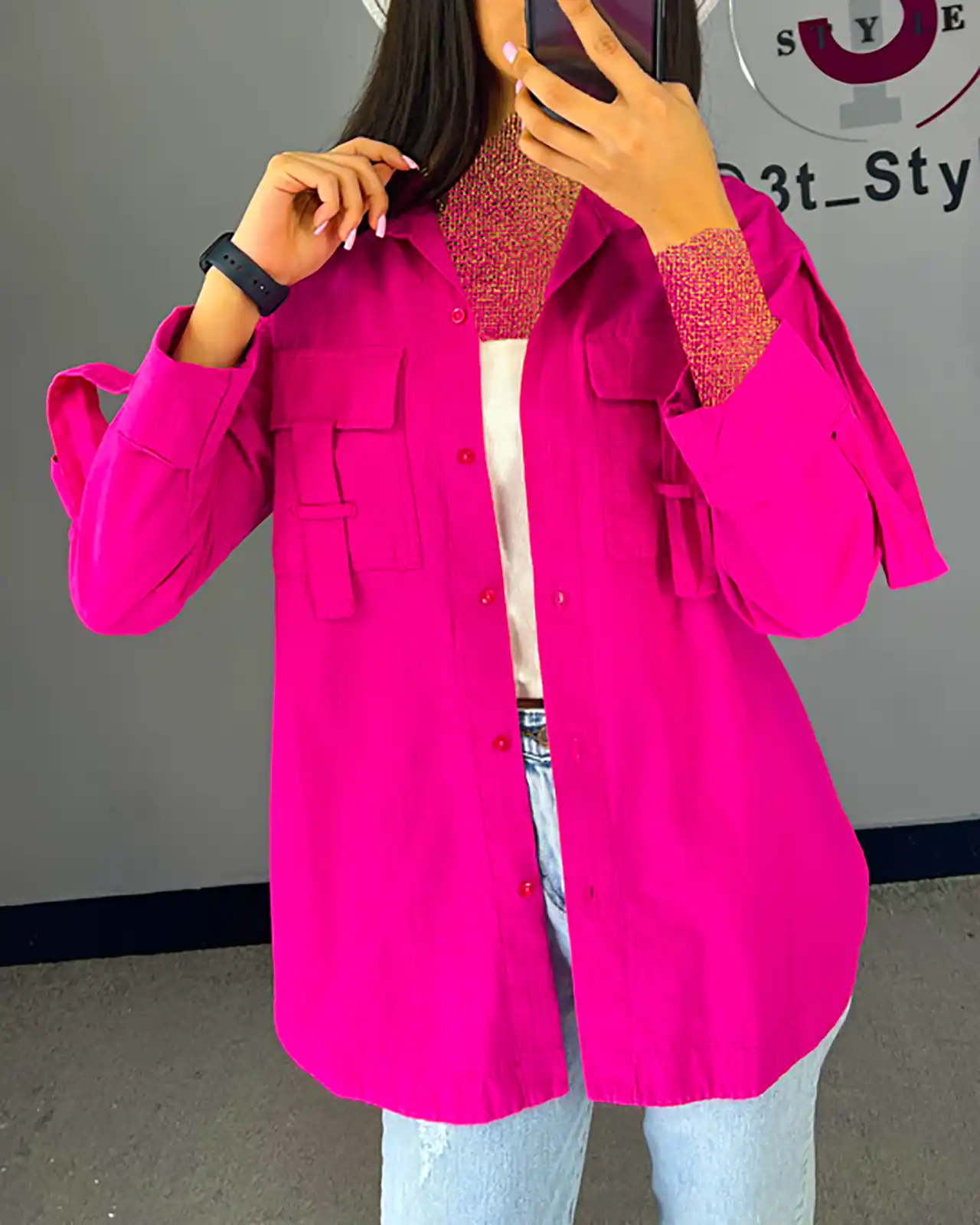 استایل روزمره شیک با مانتو 