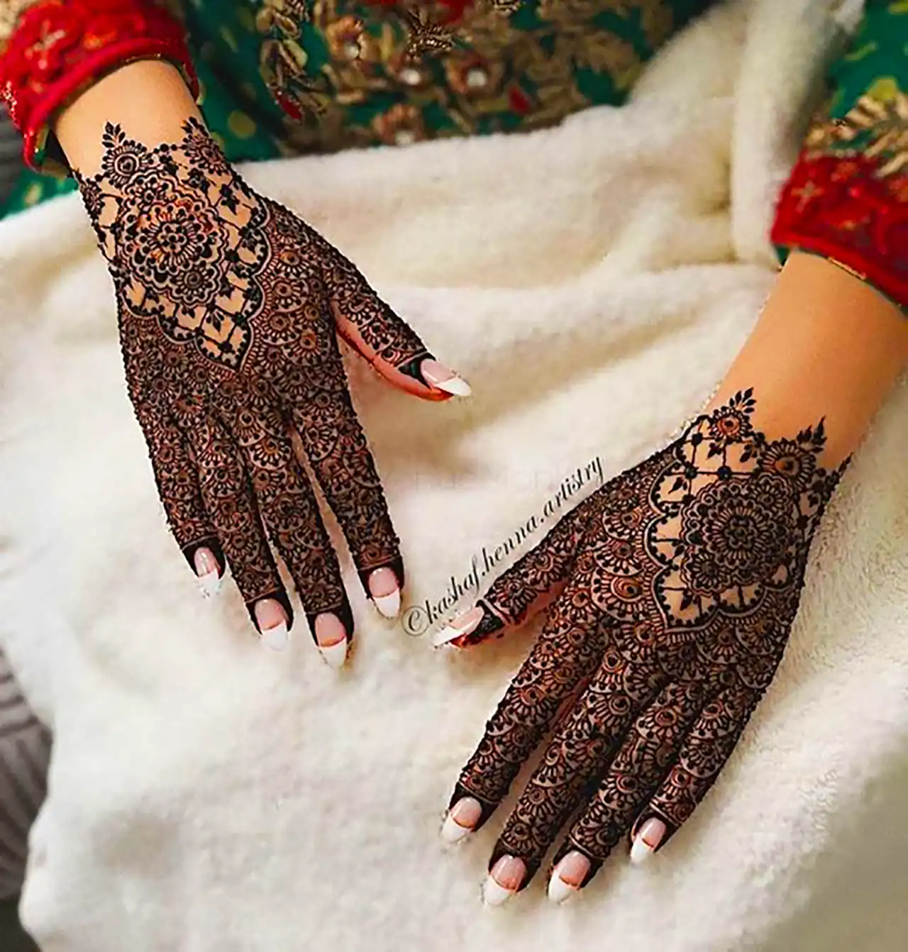 طراحی حنا هندسی خاص 