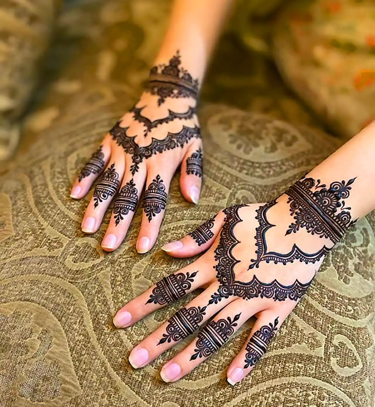 طراحی حنا هندسی خاص 