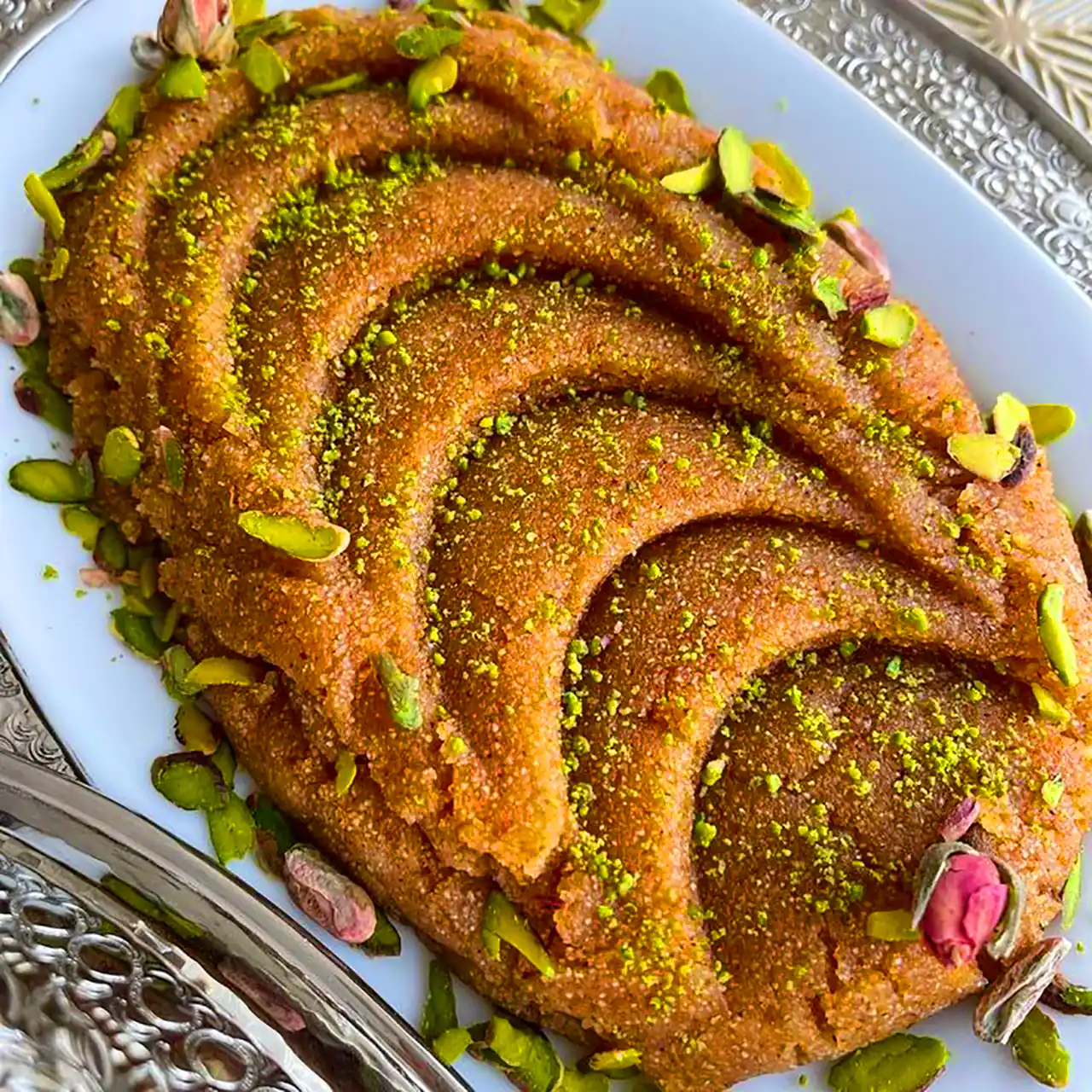 تزئین حلوا حرفه ای و جدید