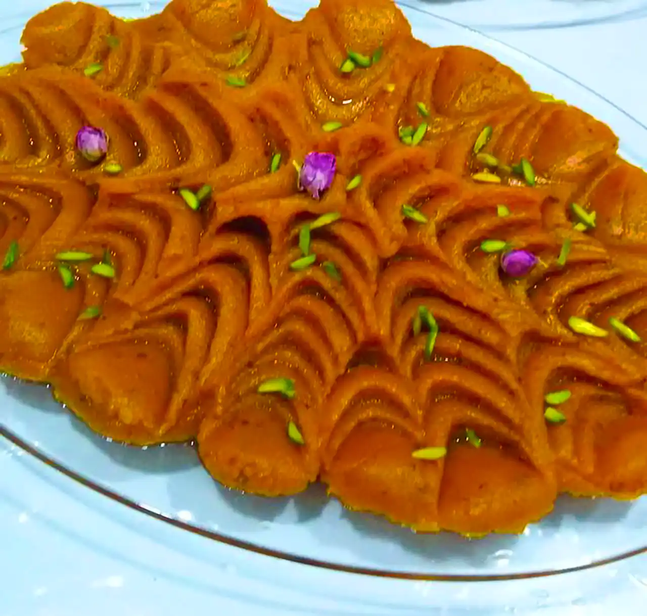 تزئین حلوا حرفه ای و جدید