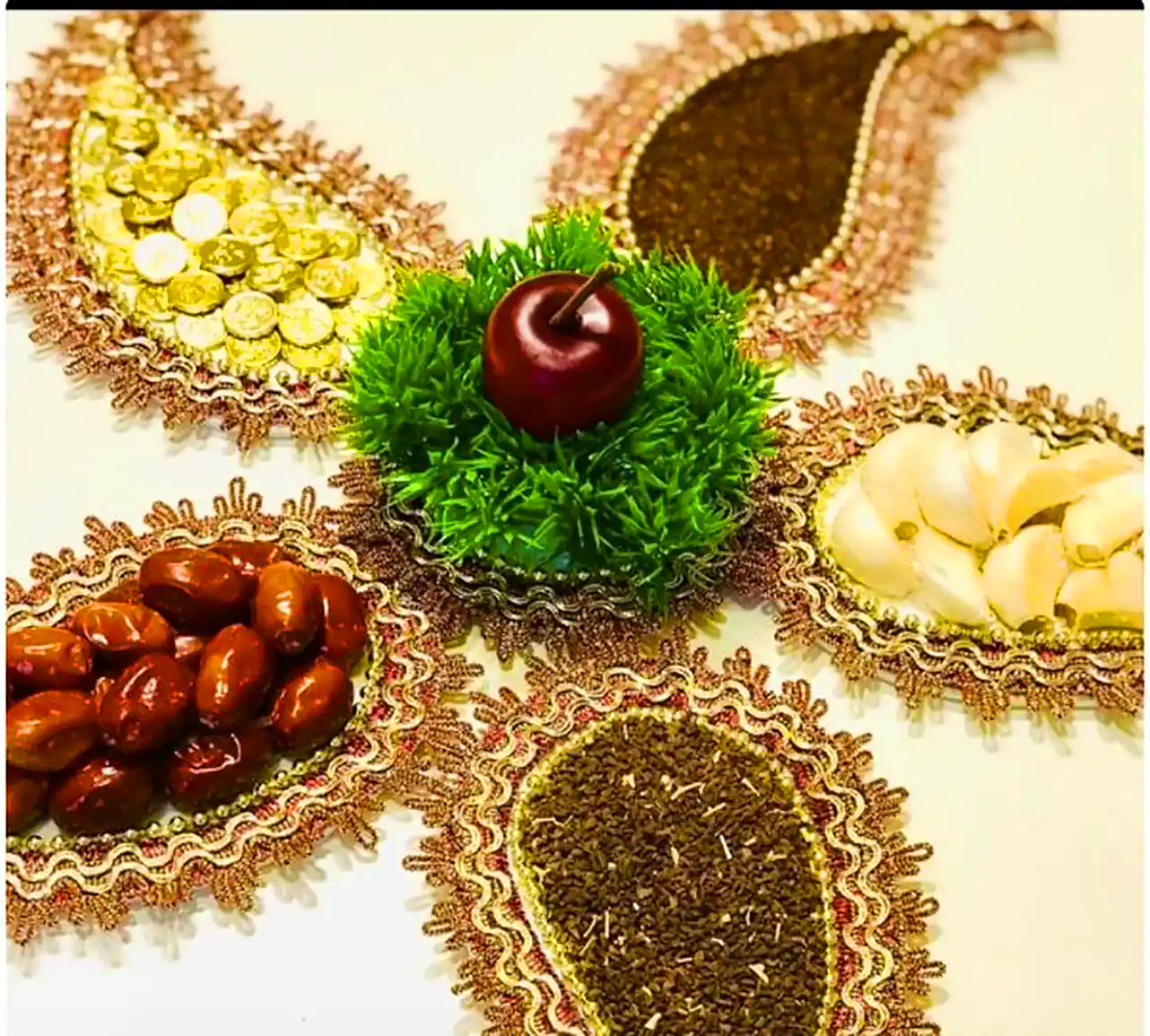 تزئینات شیک سفره عقد