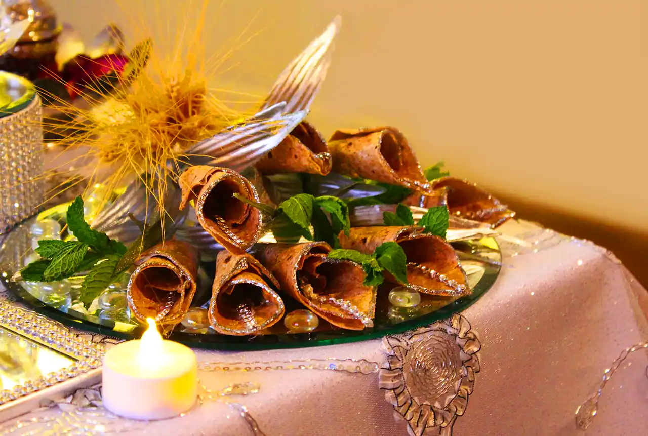 تزئینات شیک سفره عقد