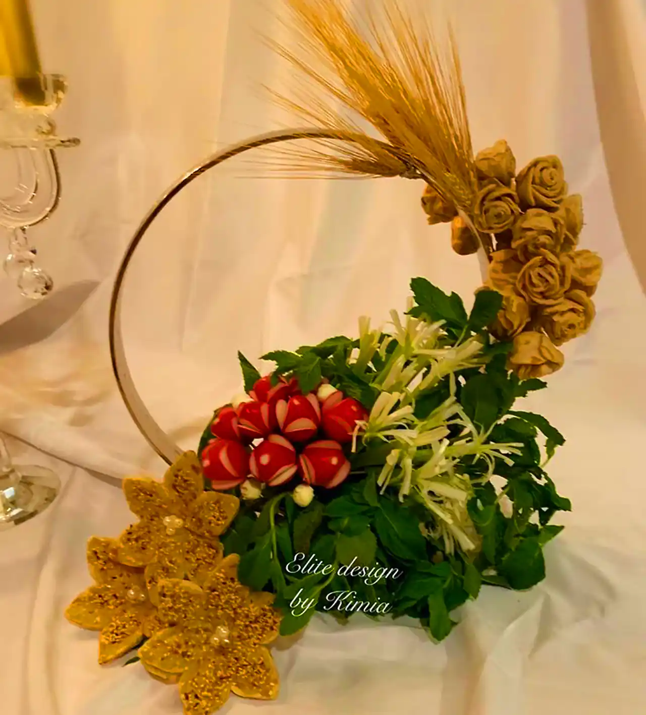 تزئینات شیک سفره عقد