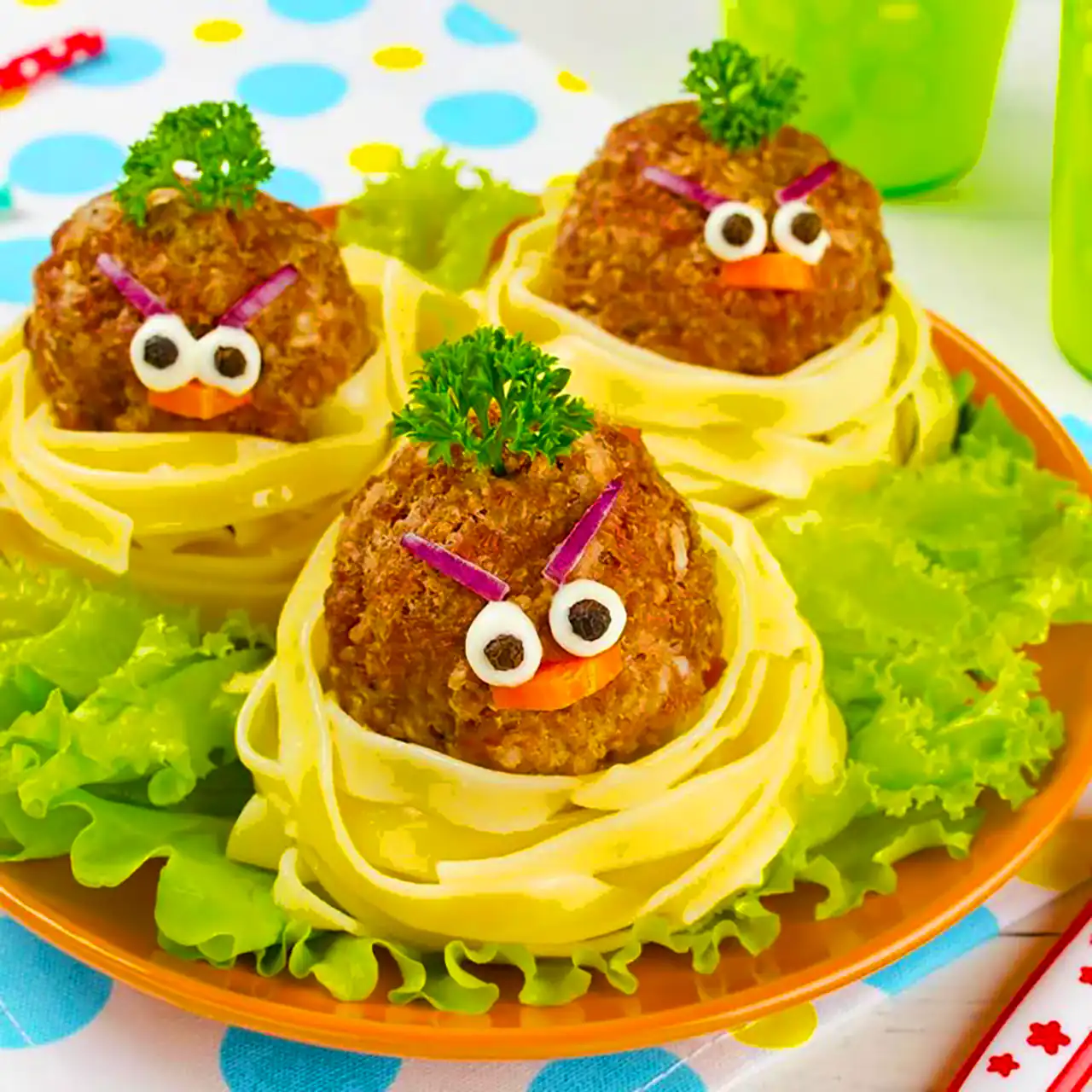 تزیین بشقاب غذای کودک