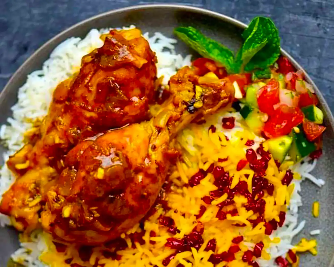تزیین مرغ مجلسی