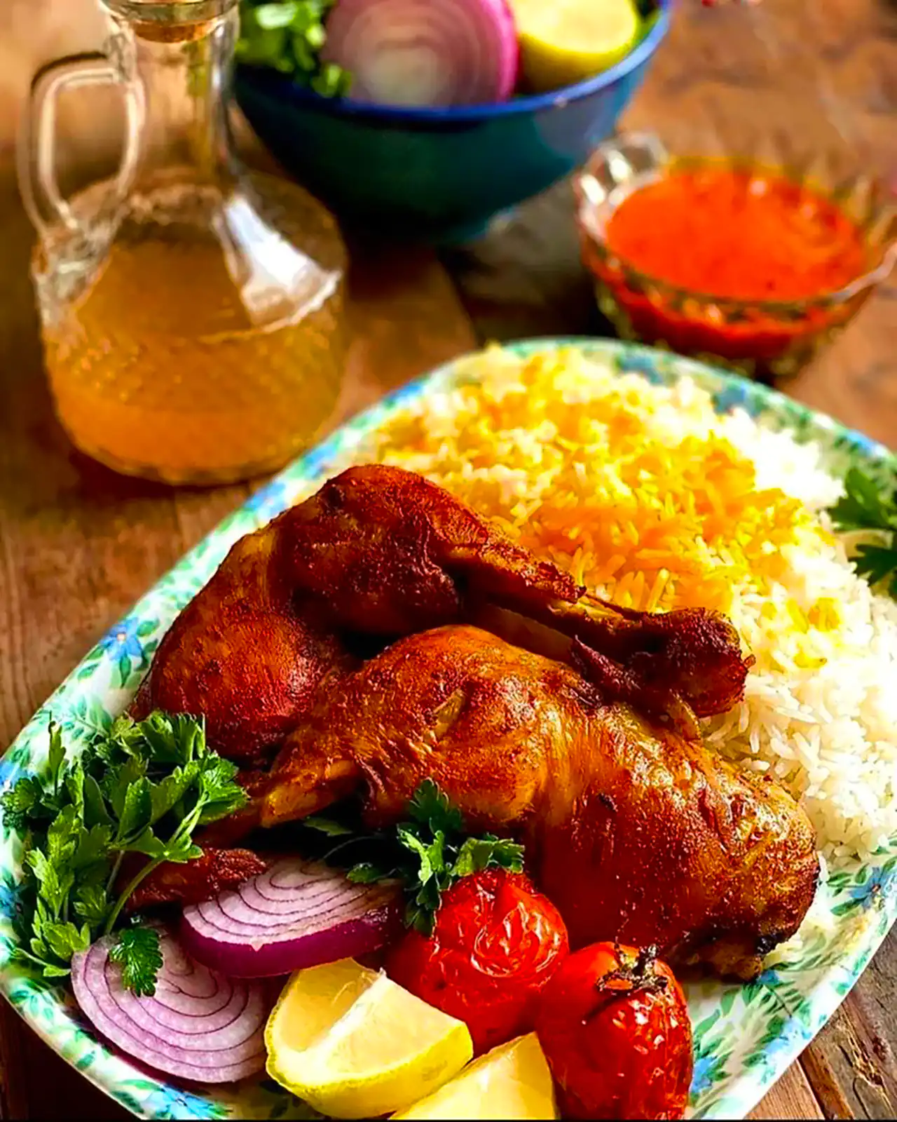 تزیین مرغ مجلسی