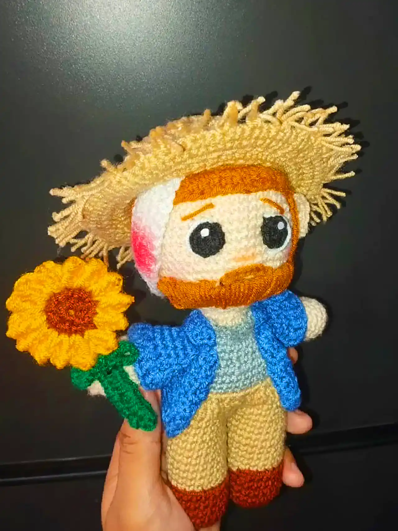 تزئین نمدی رنگارنگ با الهام ون‌گوگ