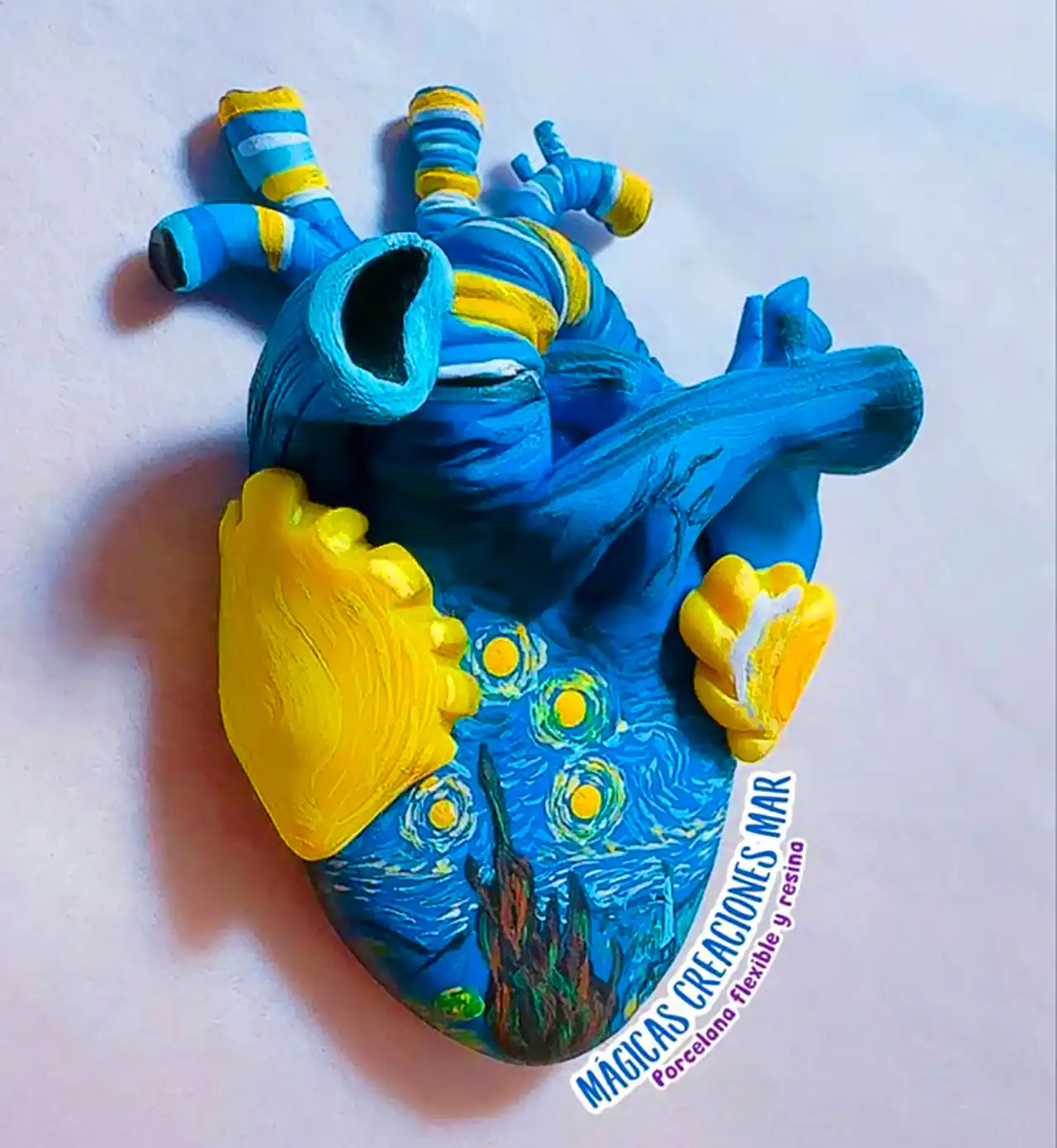 تزئین نمدی رنگارنگ با الهام ون‌گوگ