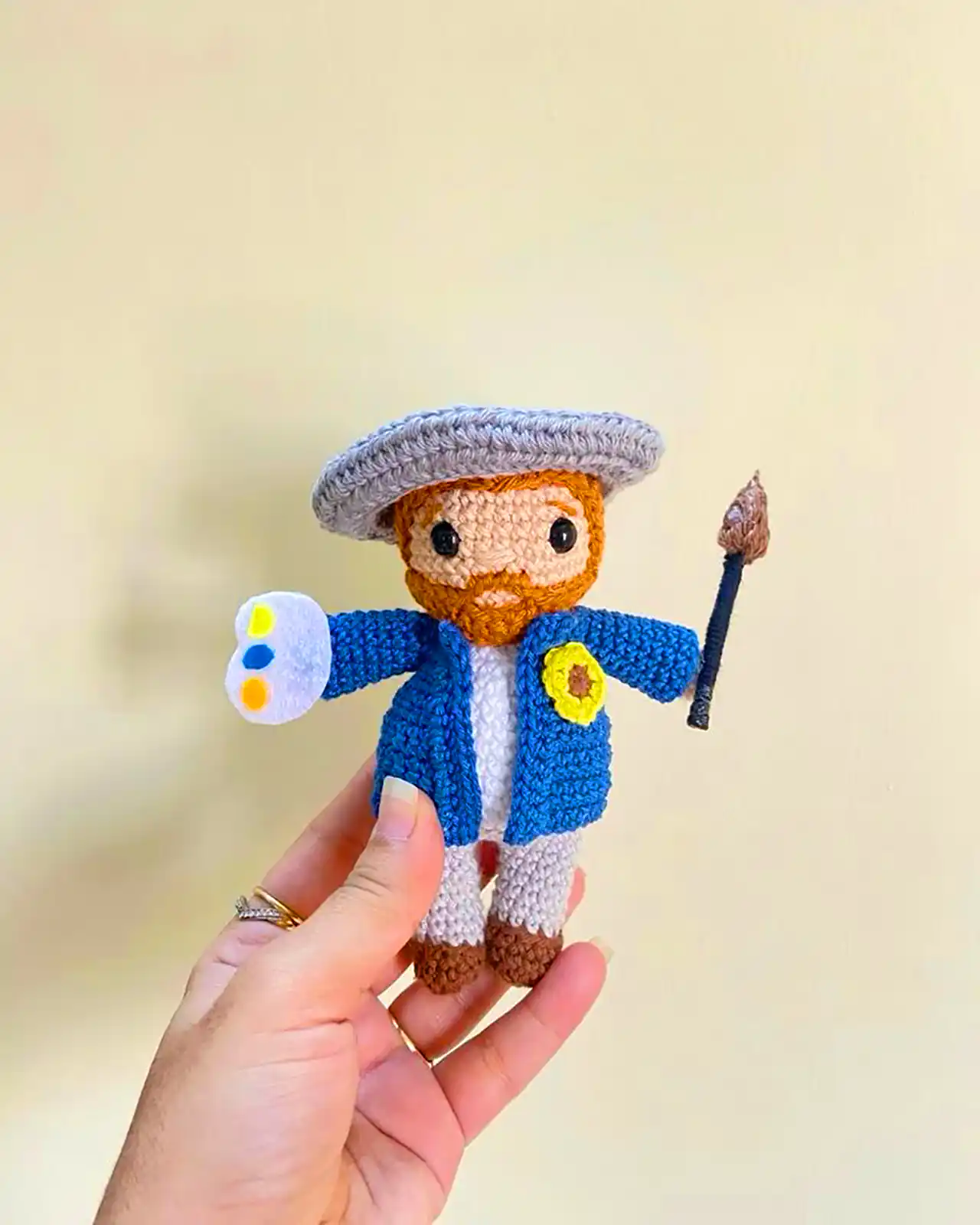 تزئین نمدی رنگارنگ با الهام ون‌گوگ