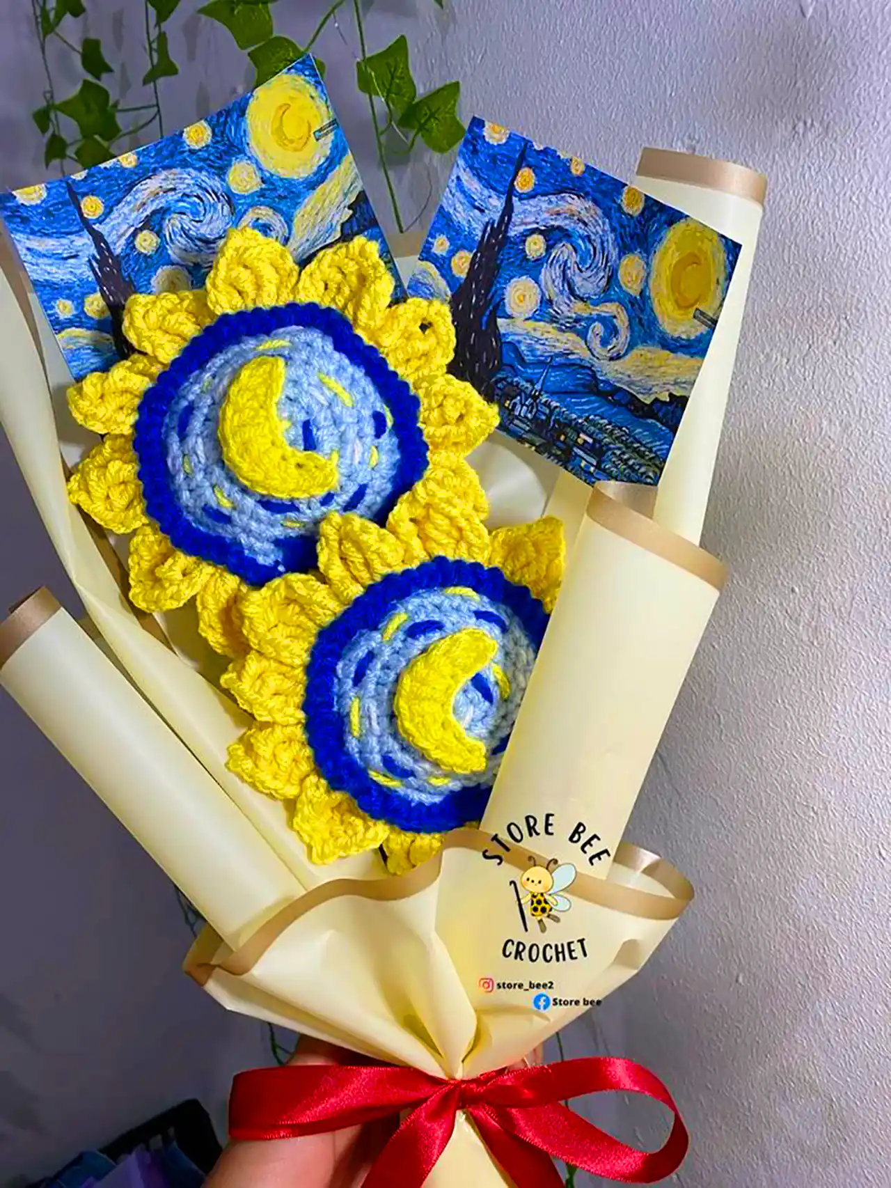 تزئین نمدی رنگارنگ با الهام ون‌گوگ