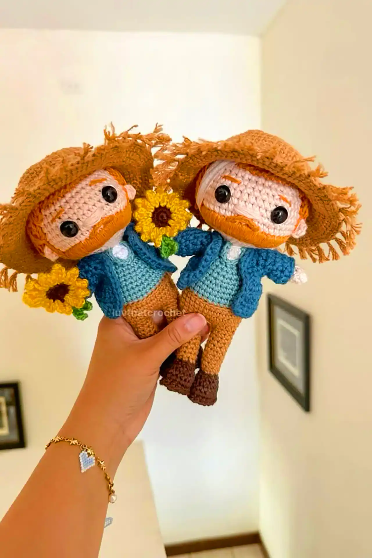 تزئین نمدی رنگارنگ با الهام ون‌گوگ