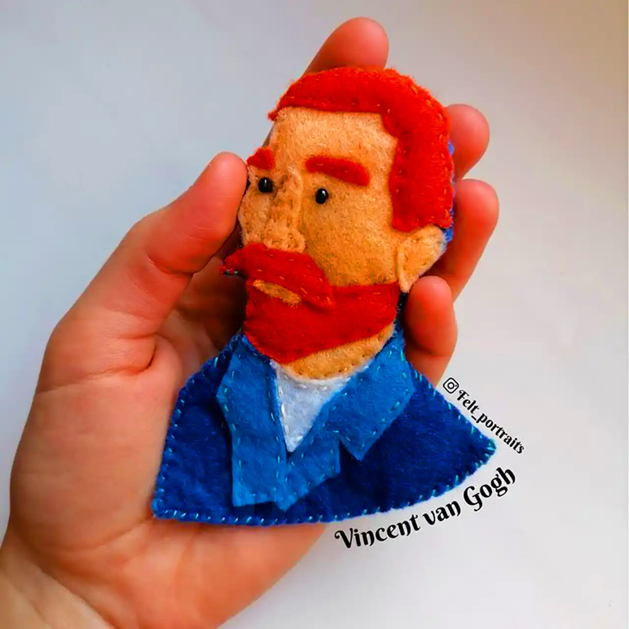 تزئین نمدی رنگارنگ با الهام ون‌گوگ